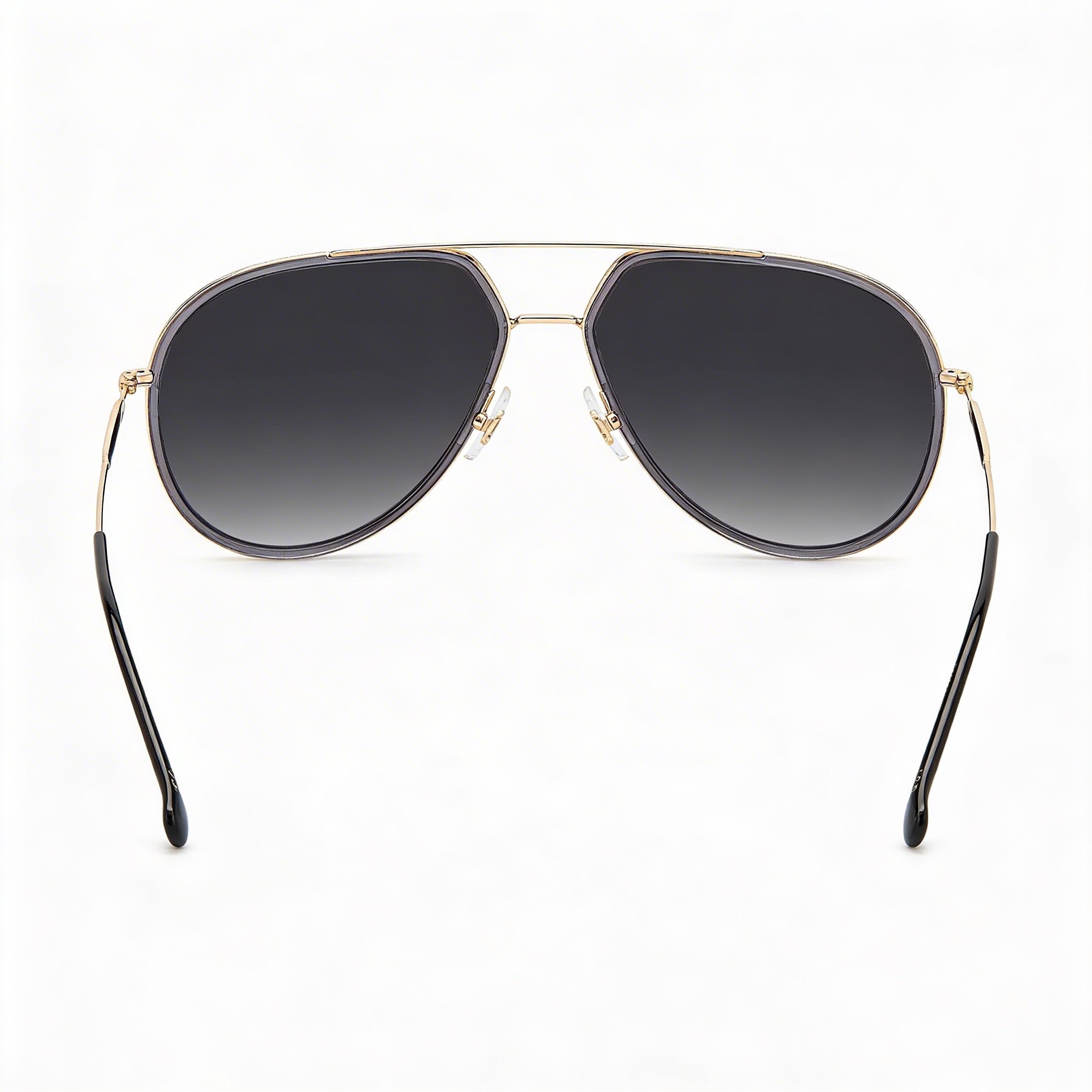 Carrera CARRERA 295/S Unisex Piloto Metal Transparente Gris Negro Polarizado Gris Degradado 100% UV Gafas de Sol 58mm, Photo 2
