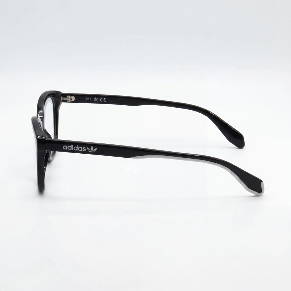 adidas Originals Or5013 Men's Sunglasses featuring Glossy Black Plastic Frame, Size 56-15-145