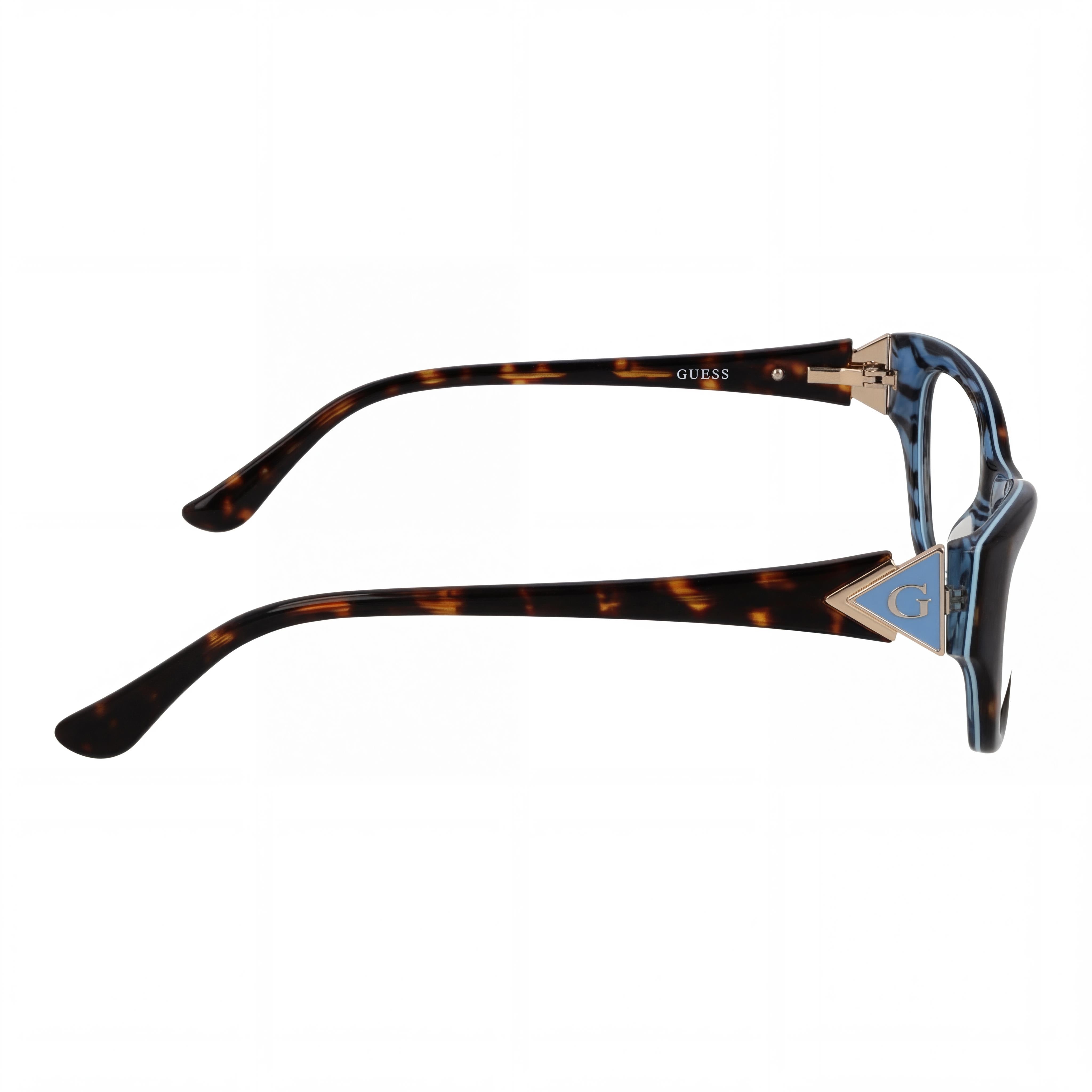 GUESS GU2747 Women's Full-Rim Cat Eye Dark Havana Plastic Frame Prescription Eyeglasses 51mm Lens Width, Photo 3
