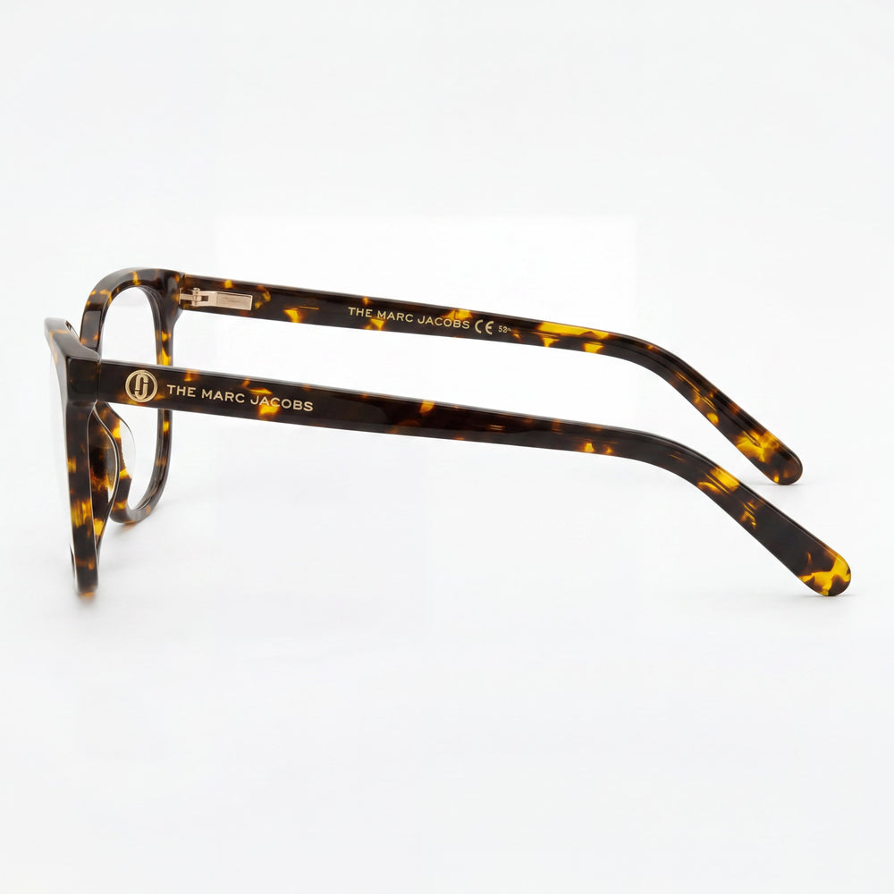 Marc Jacobs Marc 540 Women's Plastic Frame Brown Havana Eyewear with Polycarbonate Lenses, 53mm