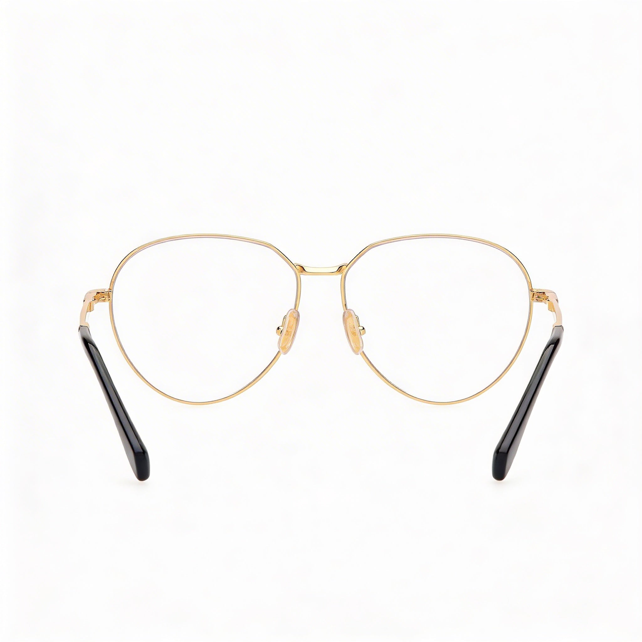 MaxMara Mm5178 Women's Metal Frame Polycarbonate Lens Sunglasses, Shiny Deep Gold, 56-14-140mm, Photo 2