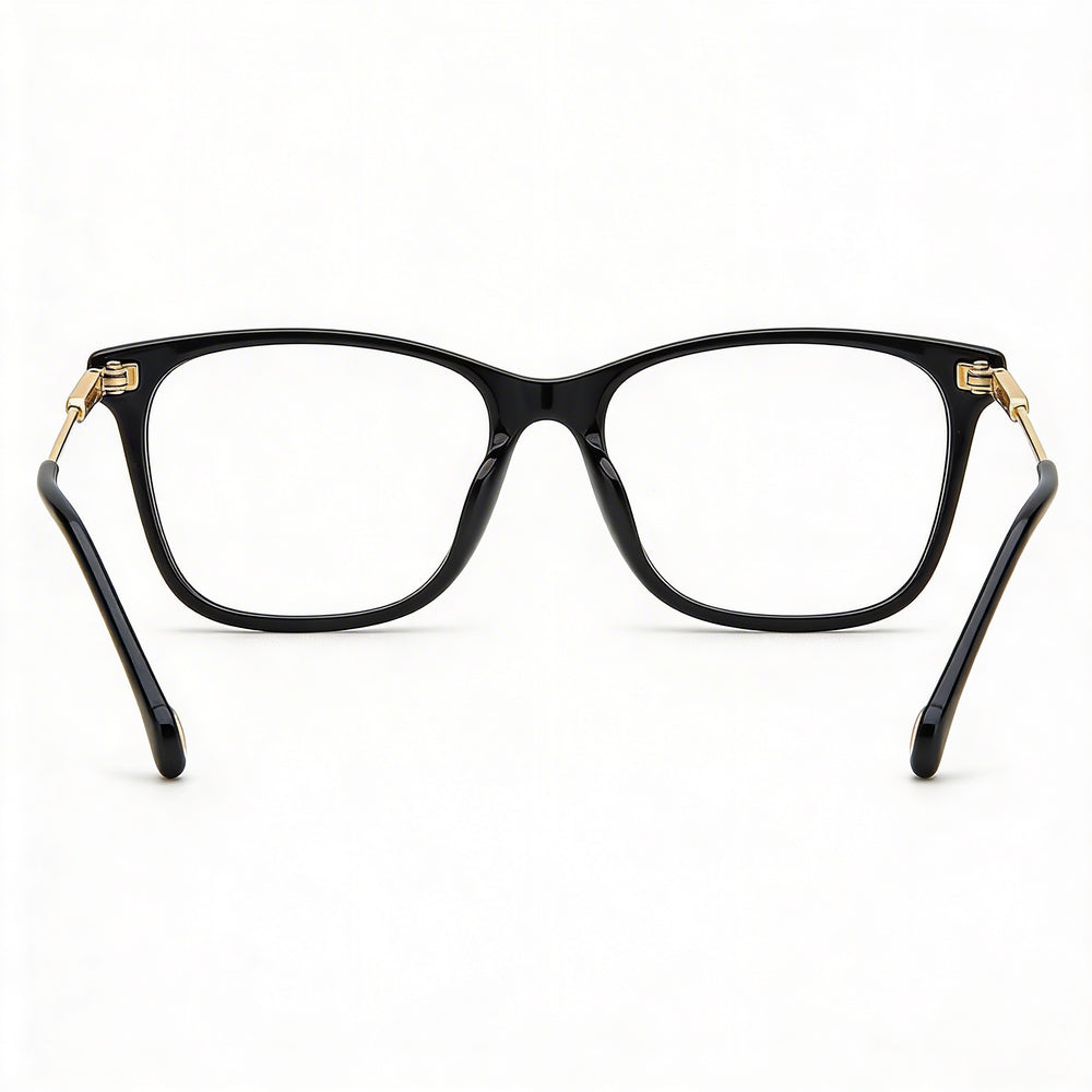 Gafas de sol Carolina Herrera Modern para mujer, montura de acetato negra, modelo Her 0118/g, ancho de lente de 52 mm