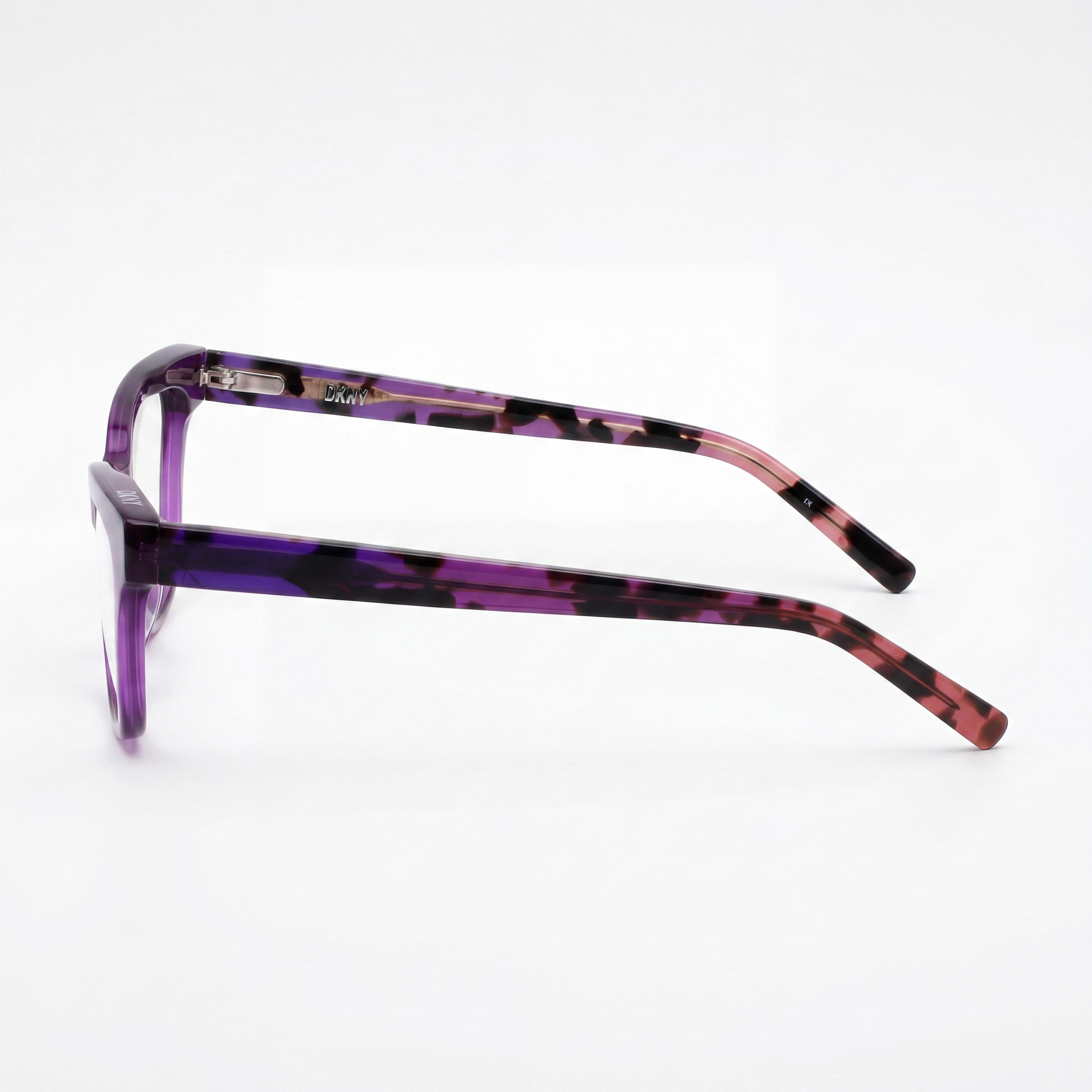 DKNY Dk5053 Unisex Sunglasses with Crystal Purple Acetate Frame and Non-Polarized Lenses, Size 51mm, Photo 2