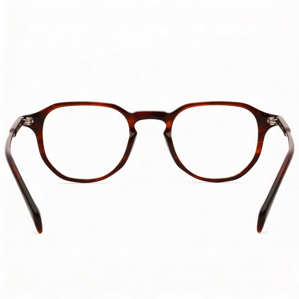David Beckham DB 1140 Brown Horn Rectangle Eyeglasses for Men, Acetate, Photo 3