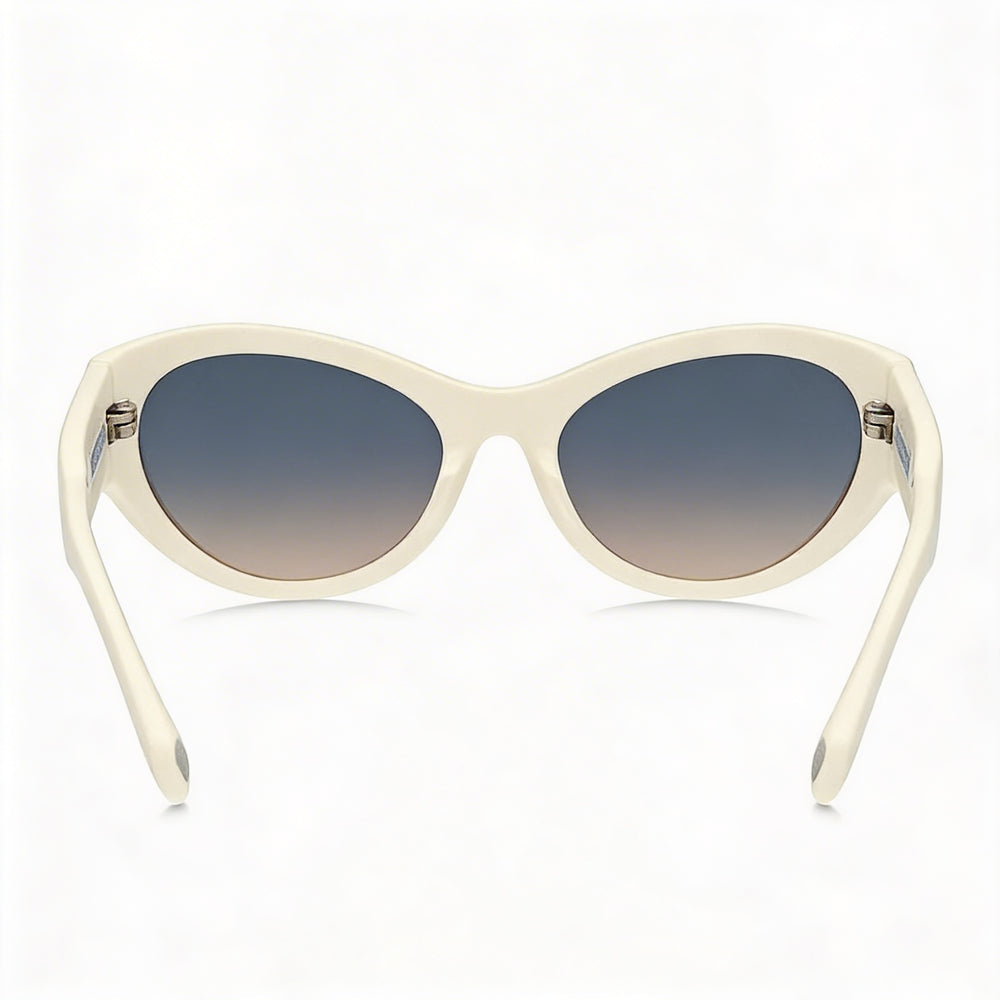 Gafas de sol Marc Jacobs Icon (Jar) para mujer, montura de acetato con protección UV, gris marfil, lentes de 61 mm