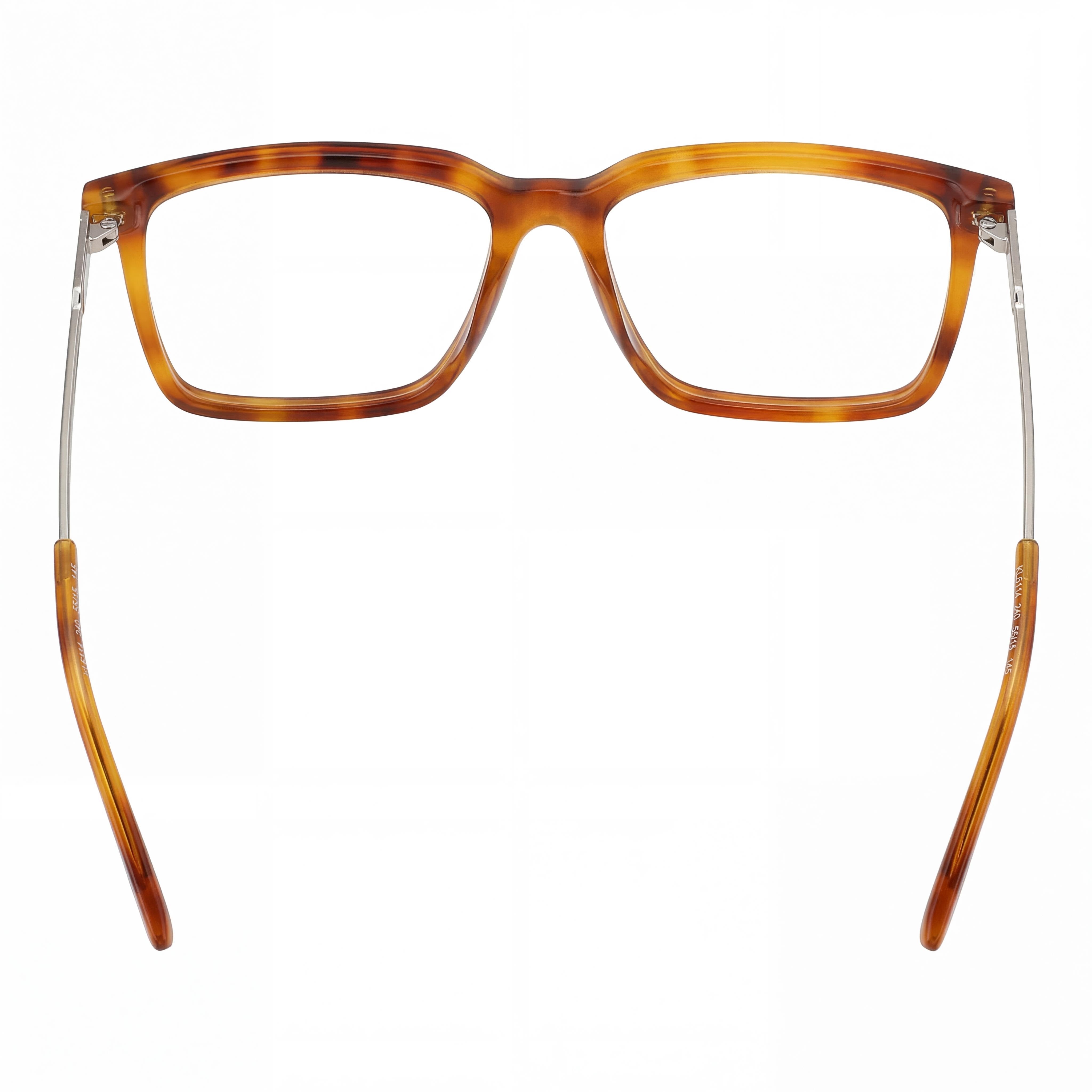 KARL LAGERFELD Modern Unisex Eyewear with Tortoise-colored Acetate Frame and Polycarbonate Lenses 55mm, Photo 3