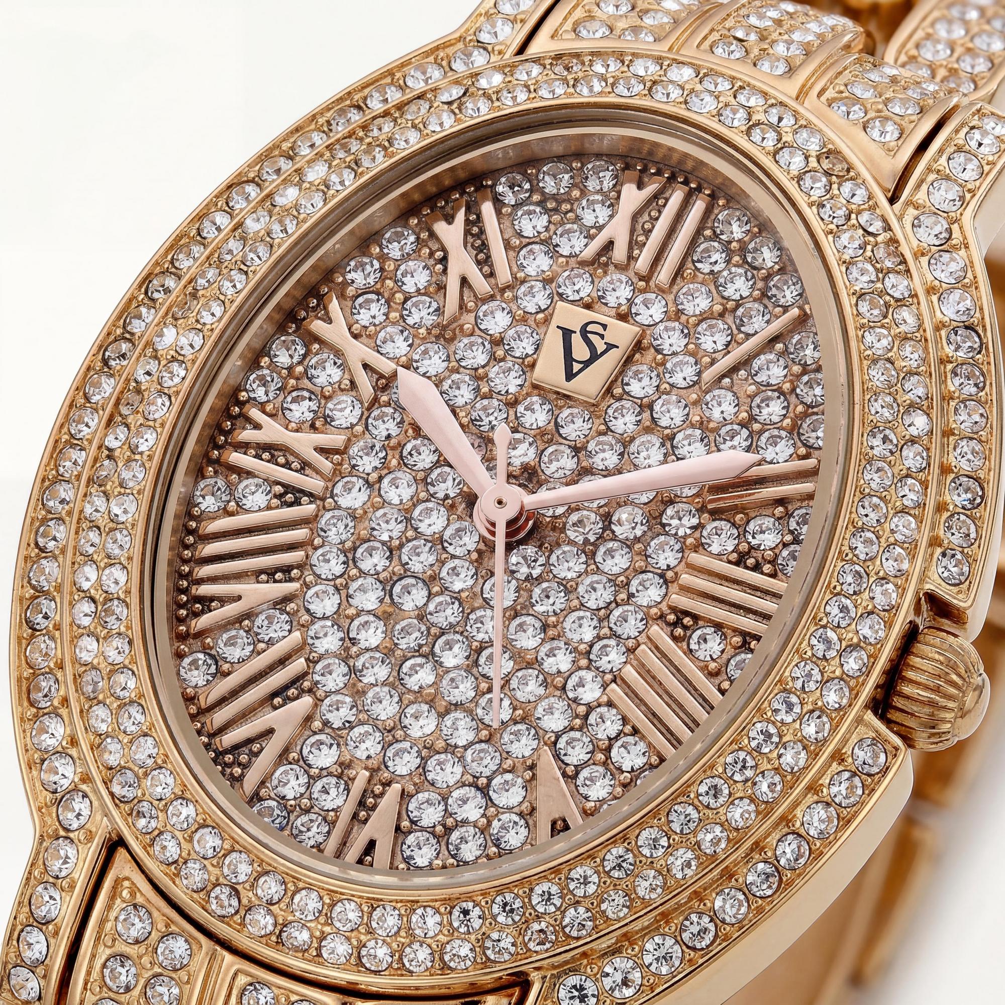 Reloj cronógrafo de pulsera Christian Van Sant para mujer en oro rosa, Photo 2
