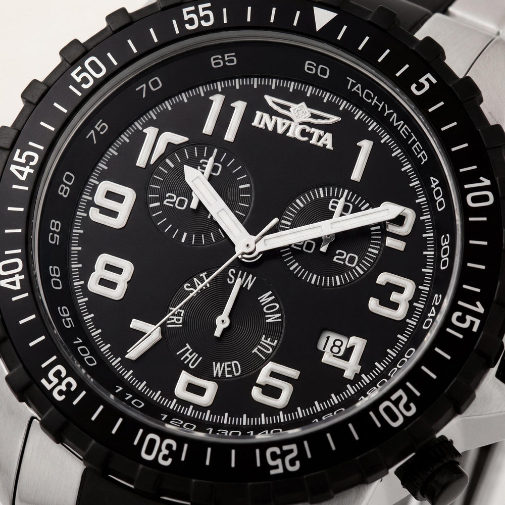 Invicta Cronógrafo Reloj de Acero Inoxidable para Hombre, 45 mm