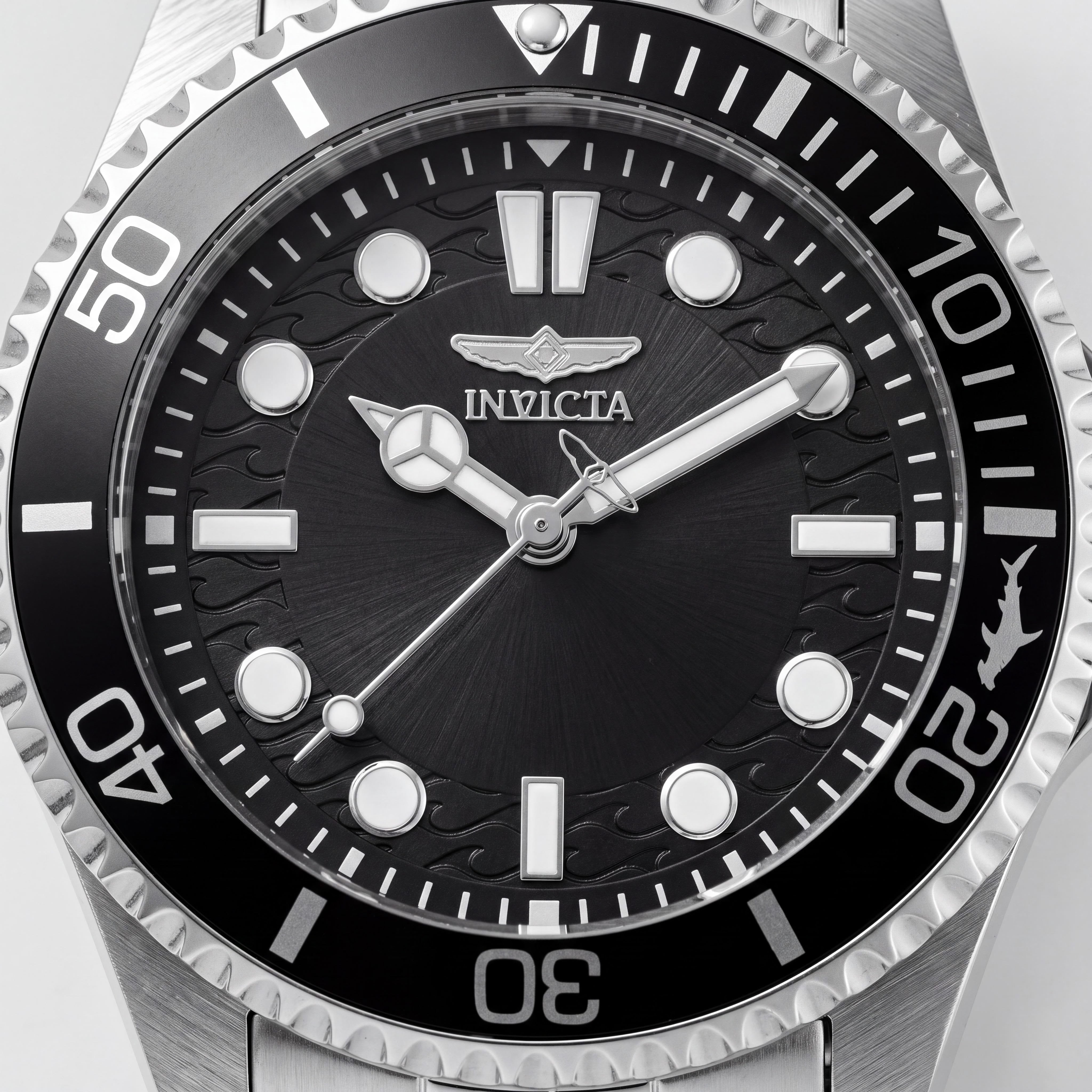 Invicta Pro Diver 49703 Men's Quartz 10 ATM Water Resistant Stainless Steel Grey Dial 43mm Watch, Photo 2