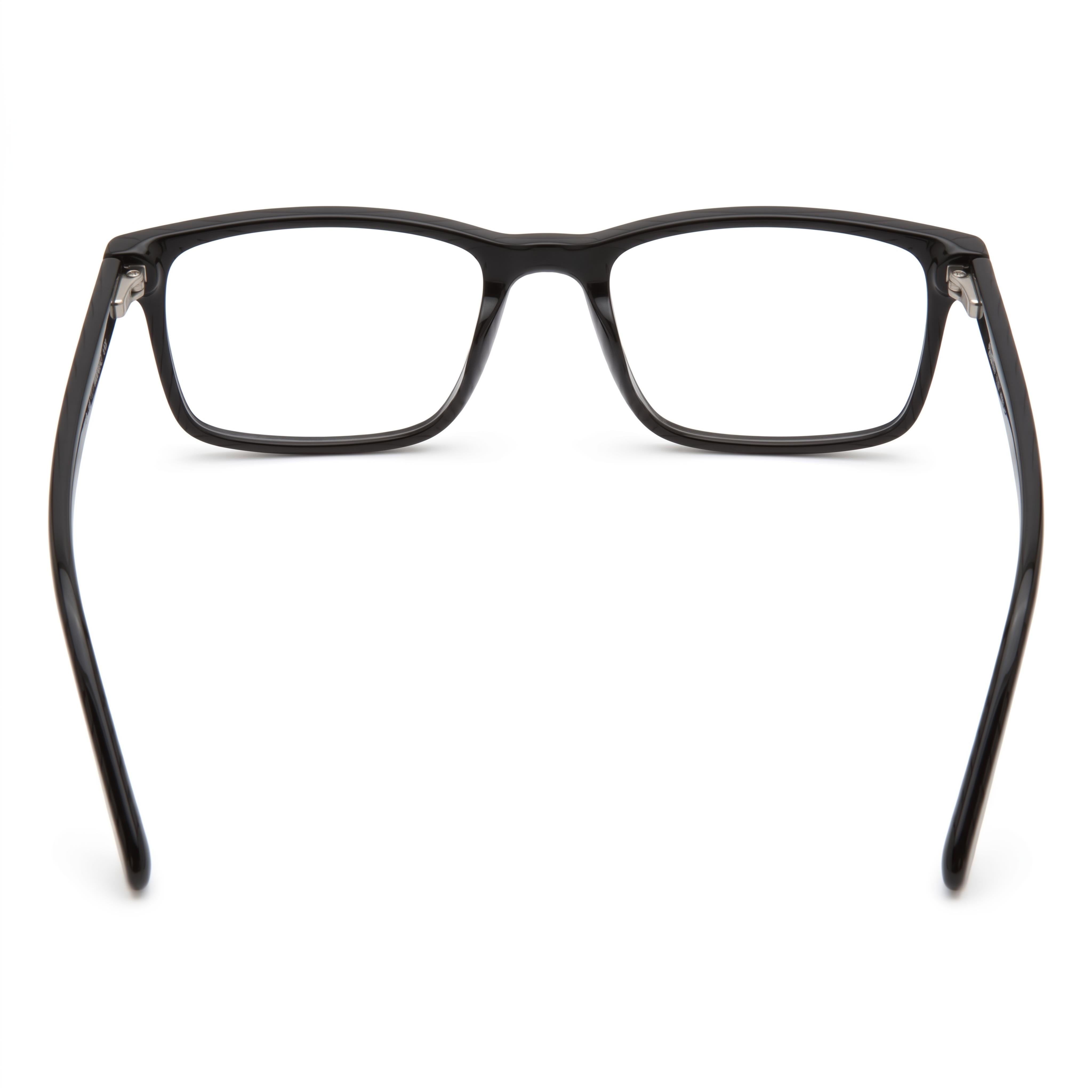 Adensco Ad 133 Black Metal Frame Eyewear For Men with Clear Lenses Size 51-17-140, Photo 3