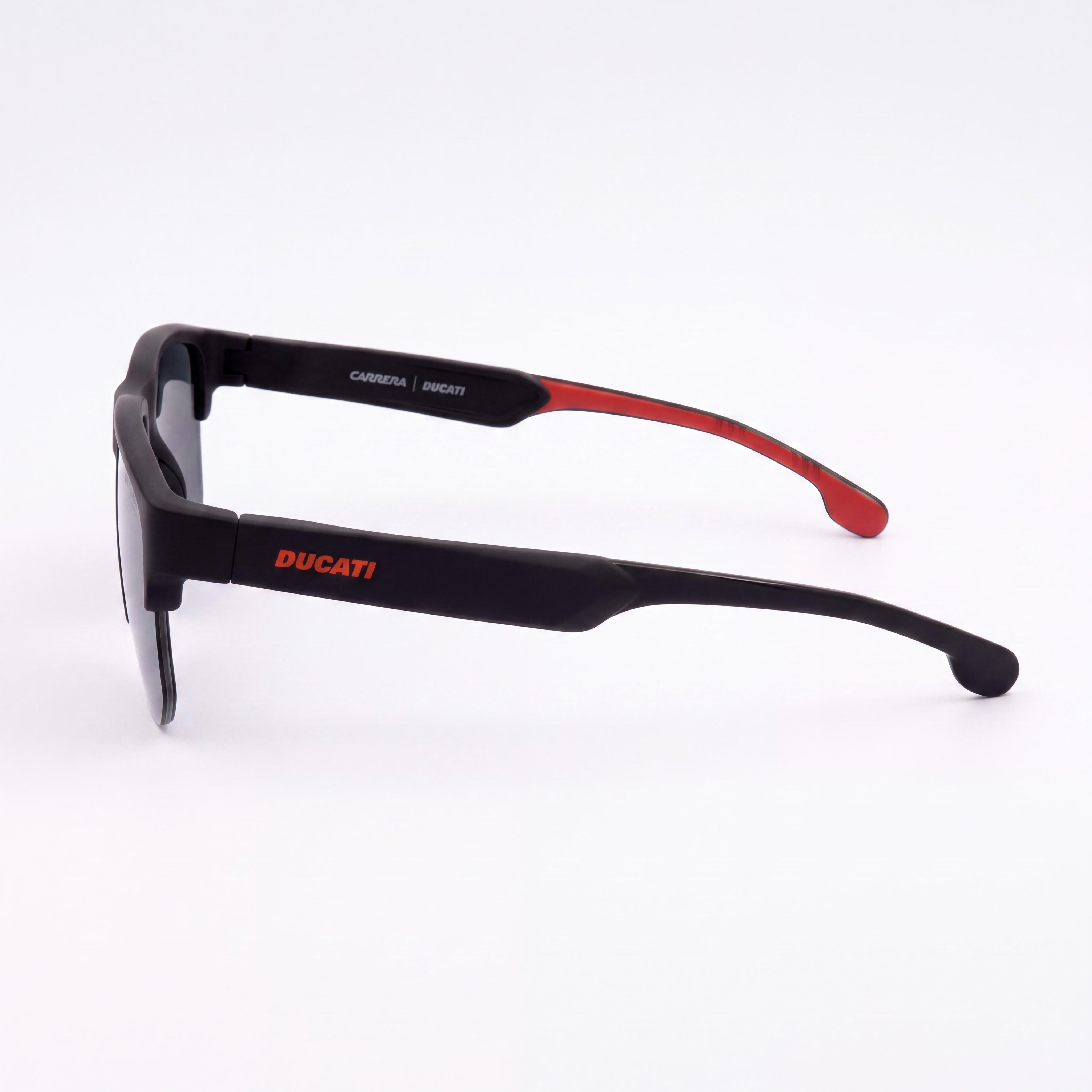 Carrera Ducati CARDUC 028/S Unisex Sunglasses with Black Red Acetate Frame, Gradient Black/Red Lenses, UV Protected, 63mm, Photo 3