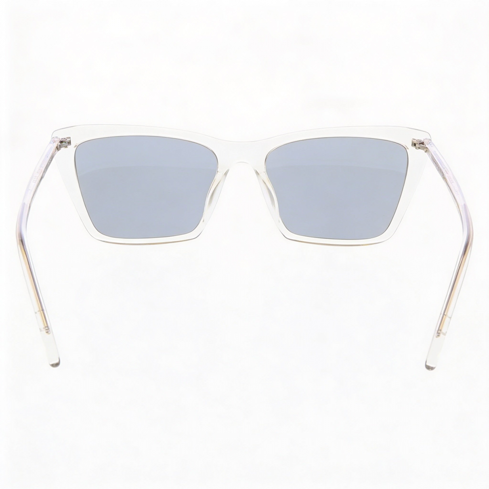 Saint Laurent Sl 737 Mica Thin-004 Women's Polarized Beige Silver Frame Silver Lens Acrylic Sunglasses 54mm, Photo 3