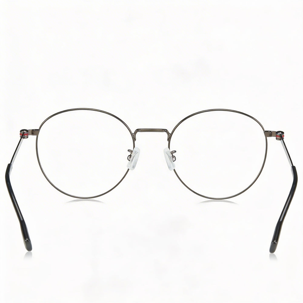 Hugo Boss Boss 1539/f Dark Ruth Round Eyeglasses for Men, Alloy Steel