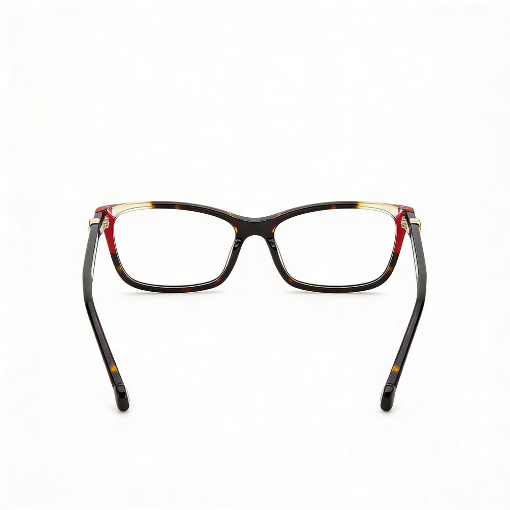 Gafas de sol Carolina Herrera para mujer, modernas, de acetato, color rojo Habana, 54 mm, con protección UV