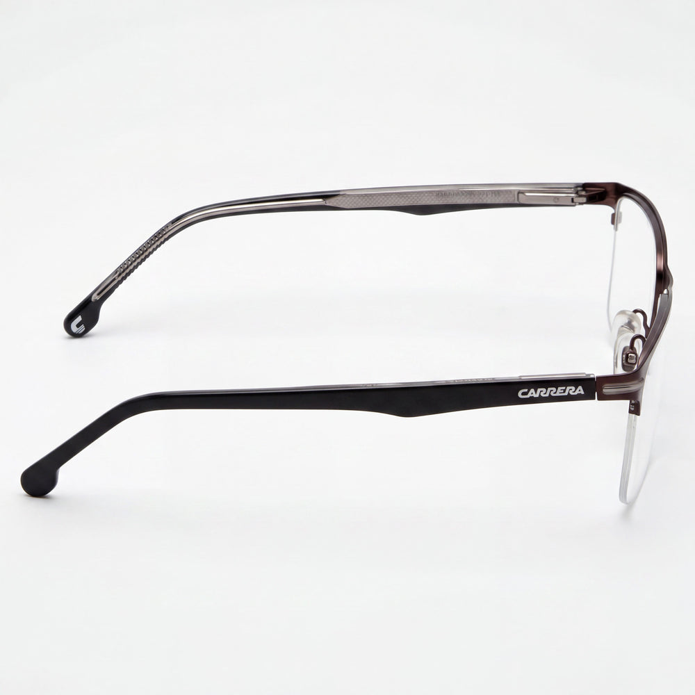Gafas de sol Carrera 291 de aleación moderna de acero, color marrón mate, no polarizadas, de policarbonato, unisex, 55mm