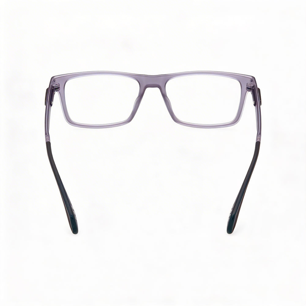 Gafas Adidas OR5047 de estilo casual para hombre, montura inyectada en gris mate, lentes de policarbonato no graduadas, 53 mm