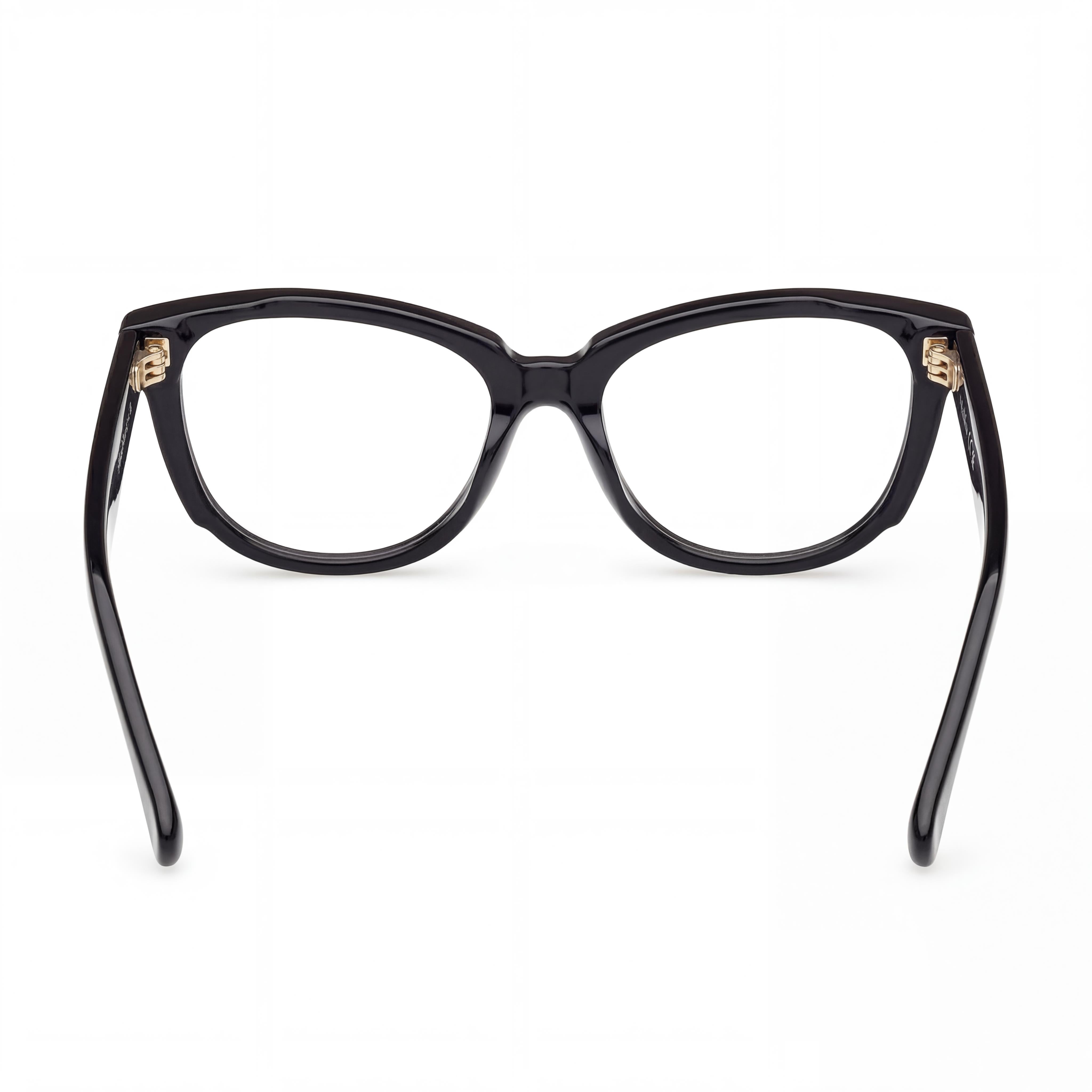 MaxMara Mm5143 Women's Black Plastic Clear Lens Glasses 53mm, Photo 3