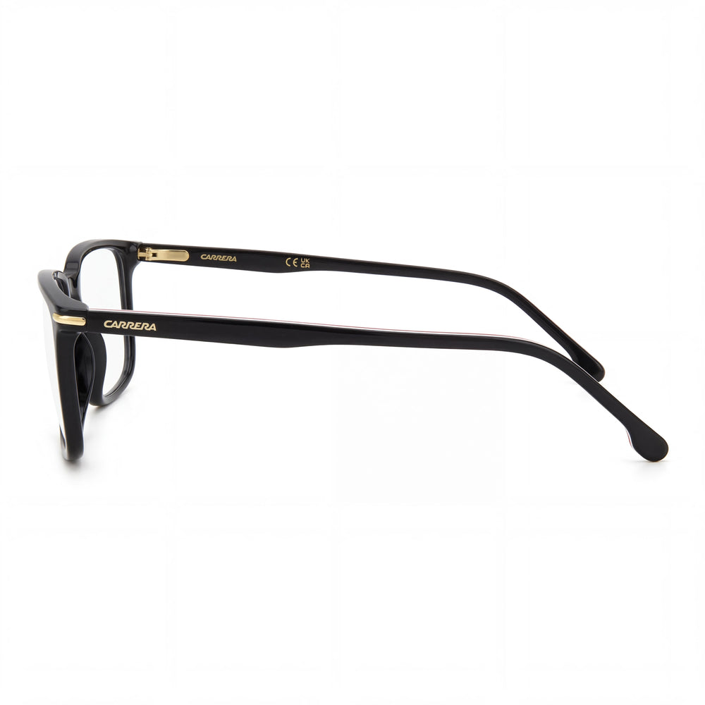 Gafas Carrera Classic para mujer, montura de acetato negro claro, transparentes, 57mm