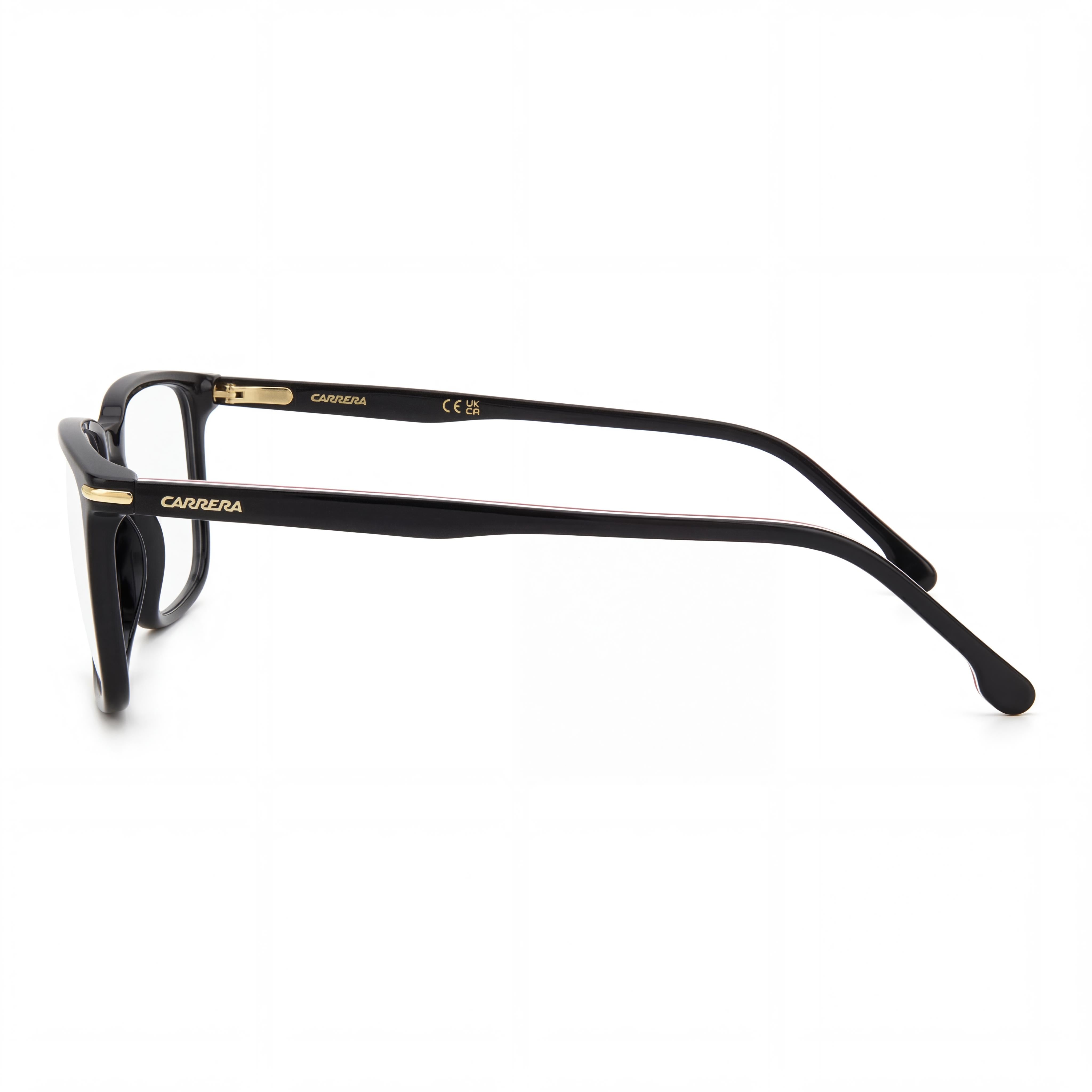 Gafas Carrera Classic para mujer, montura de acetato negro claro, transparentes, 57mm, Photo 2