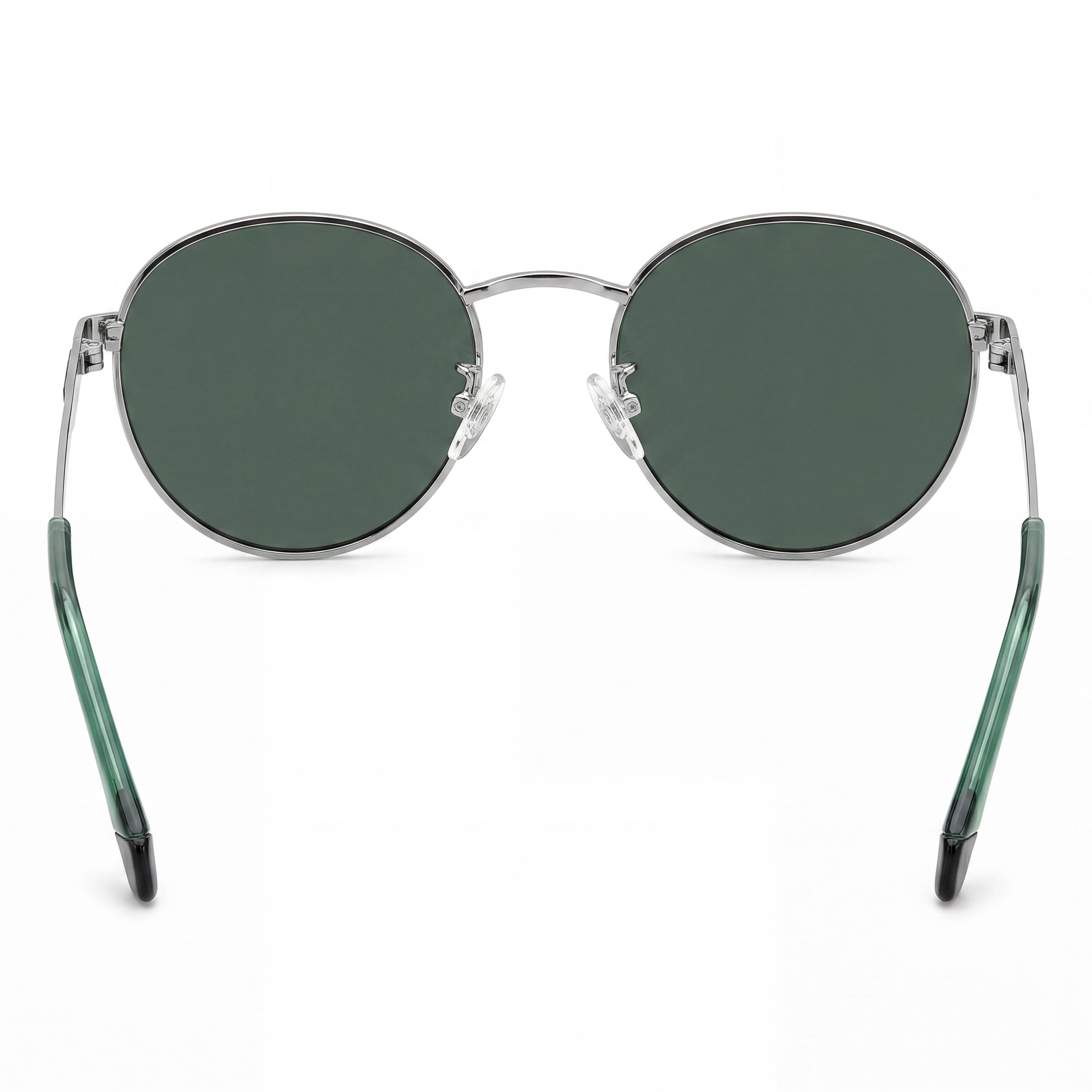 Polaroid Classic Unisex Multicolour Stainless Steel Sunglasses with Green Polarized Lenses, UV Protection, 52mm, Photo 4