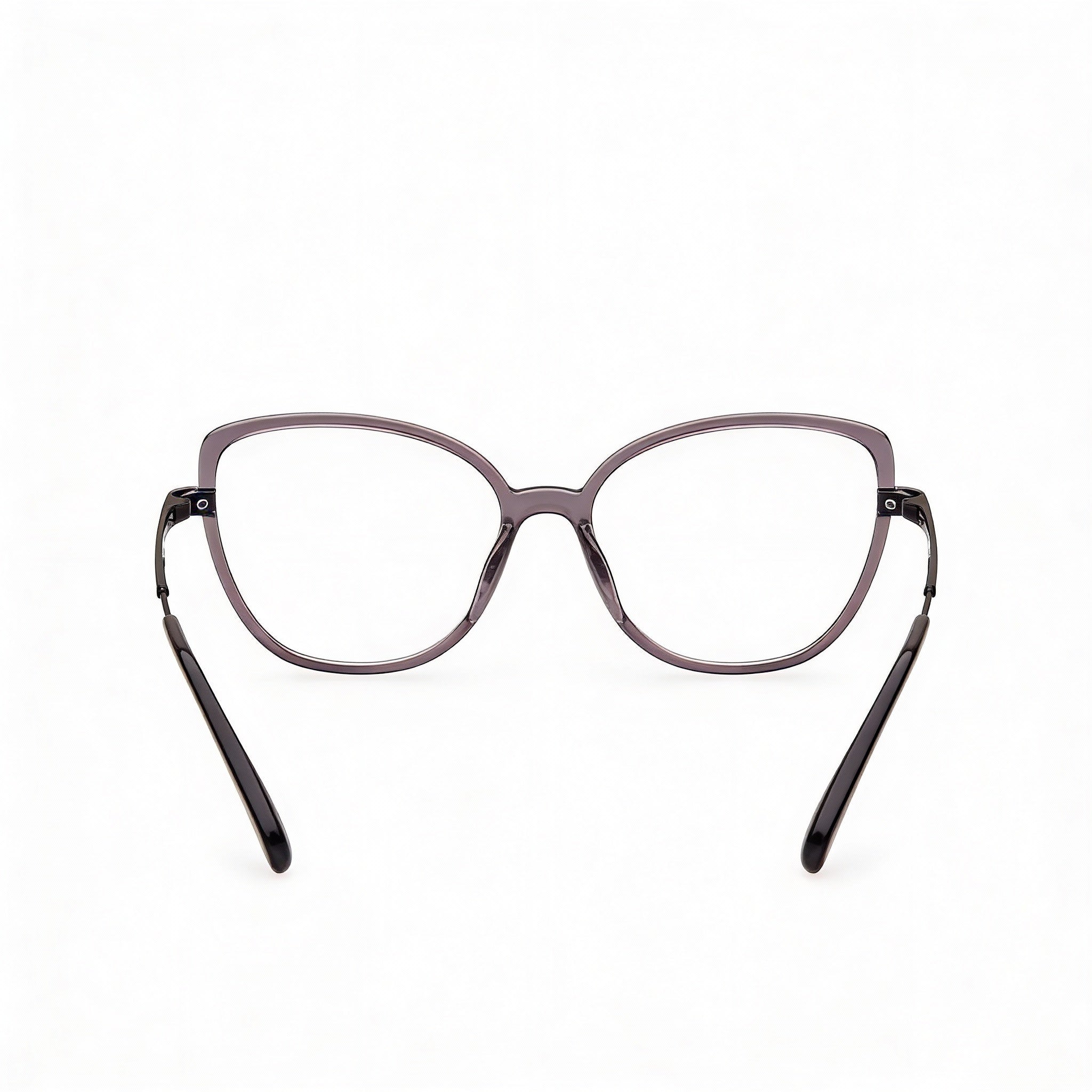 Max & Co. Modern Women's Reading Glasses with Shiny Black Injected Frame and White Lenses 53-15-140, Photo 3