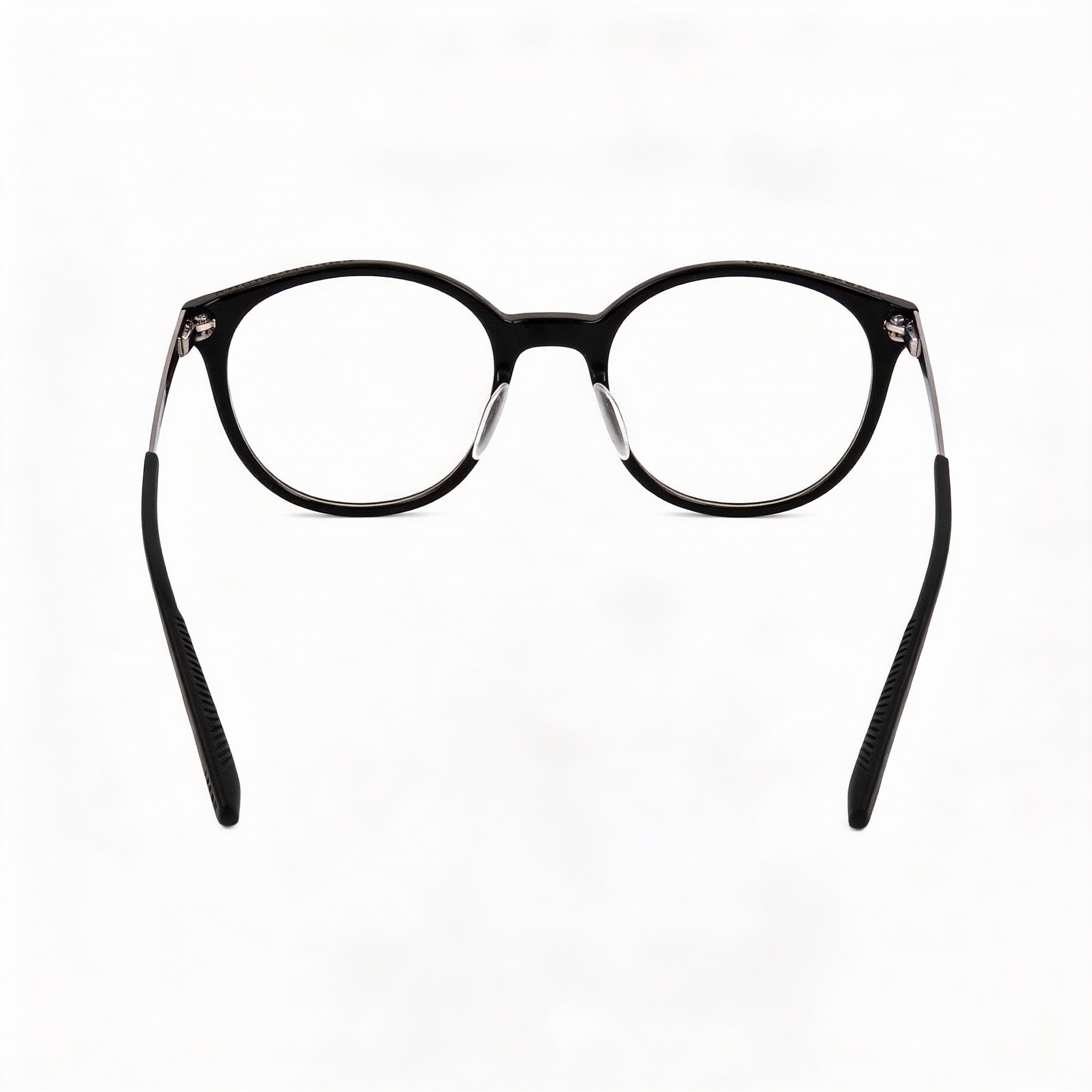 Gafas unisex modernas Under Armour con montura de acetato negro y lentes negras no polarizadas de 50 mm de ancho., Photo 4