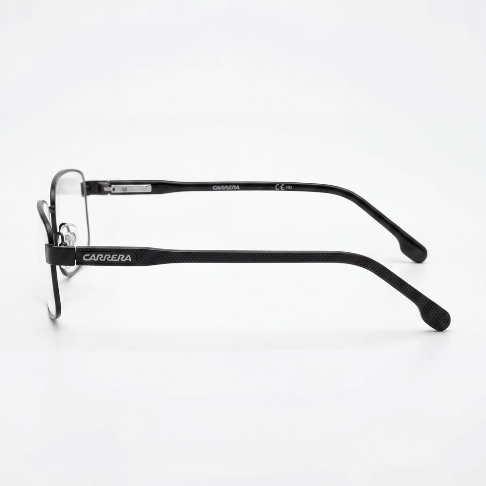 Carrera Carrera 264 Unisex Matte Black Alloy Steel Frame Eyeglasses, Prescription Ready, 55mm Lens Width