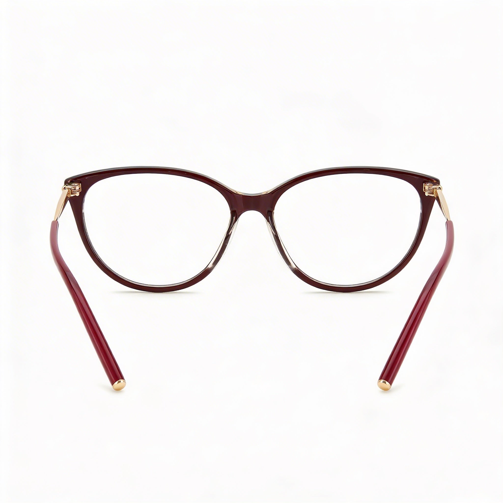 Carolina Herrera Her 0196 Unisex Plastic Burgundy Gold Frame Burgundy Gold Lens Polycarbonate Sunglasses 55mm, Photo 3