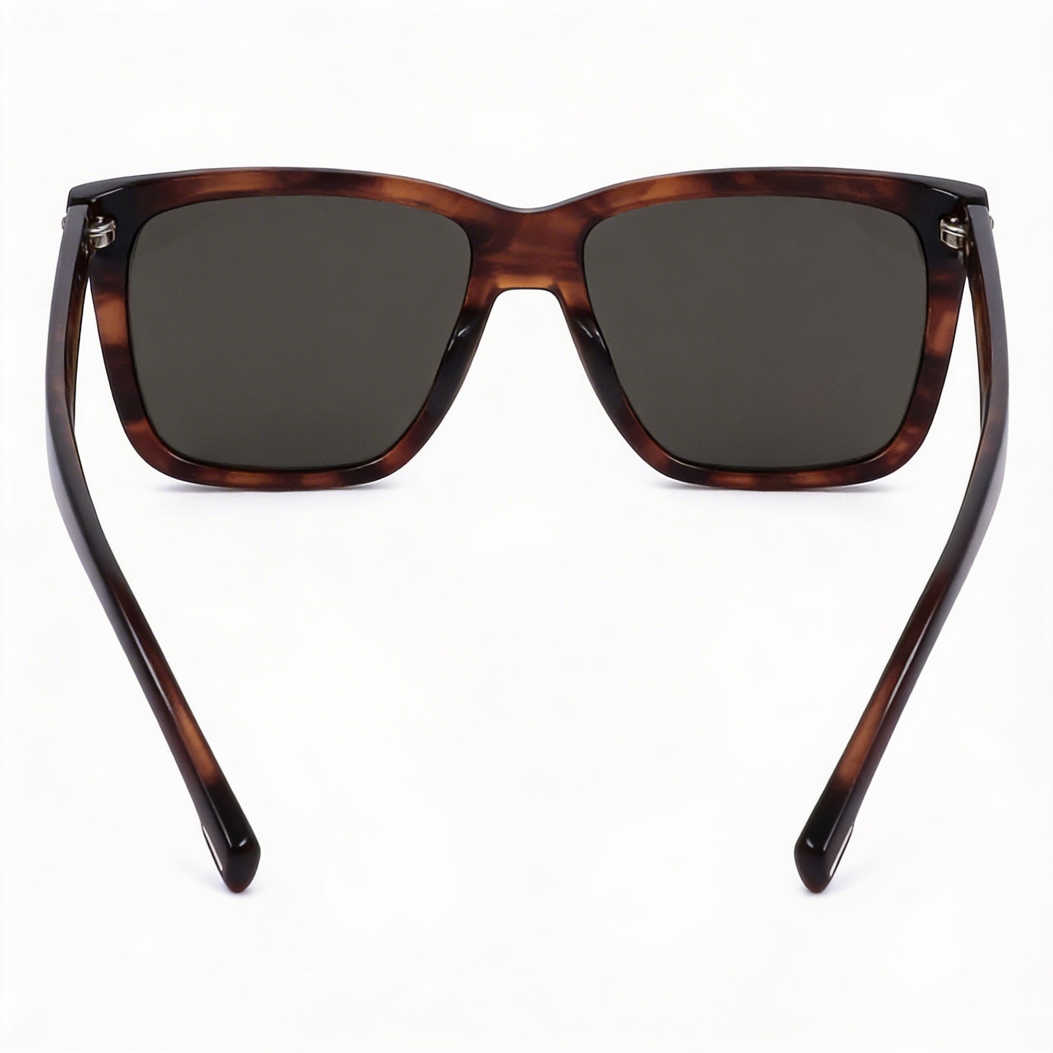 Hugo Boss Style & Expression BOSS 1598/S Unisex Rectangular Brown Horn Acetate Sunglasses with Grey Lenses 55mm, Photo 3