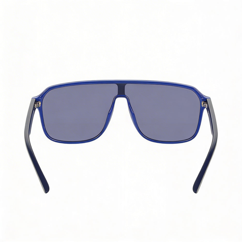 Nike Vintage Flyer Unisex Blue Plastic Frame Polycarbonate Blue Lens 100% UVA/UVB Protection Sunglasses 64mm