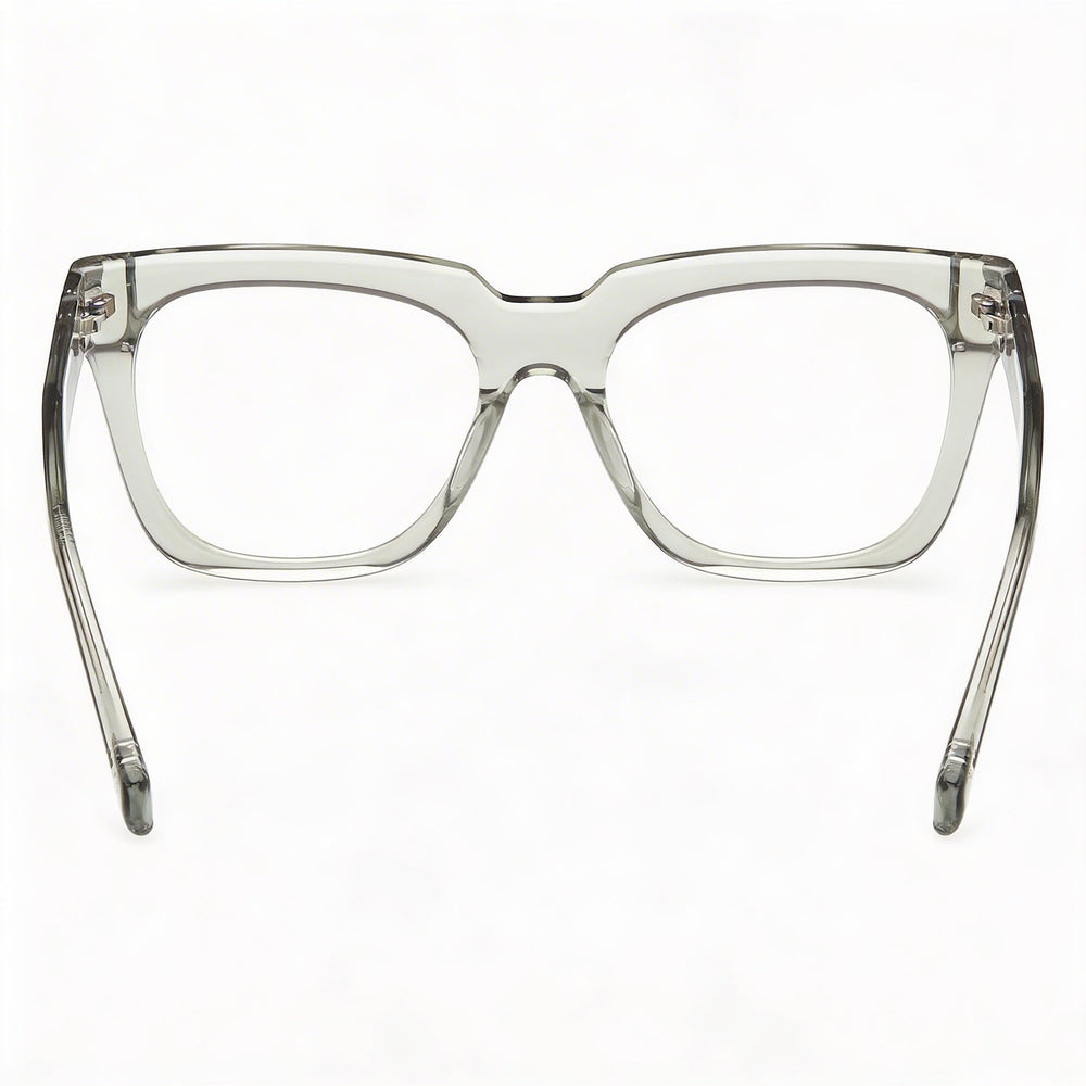 Gafas Guess Gu50238 Unisex Rectangulares, Plástico Gris Brillante 53mm