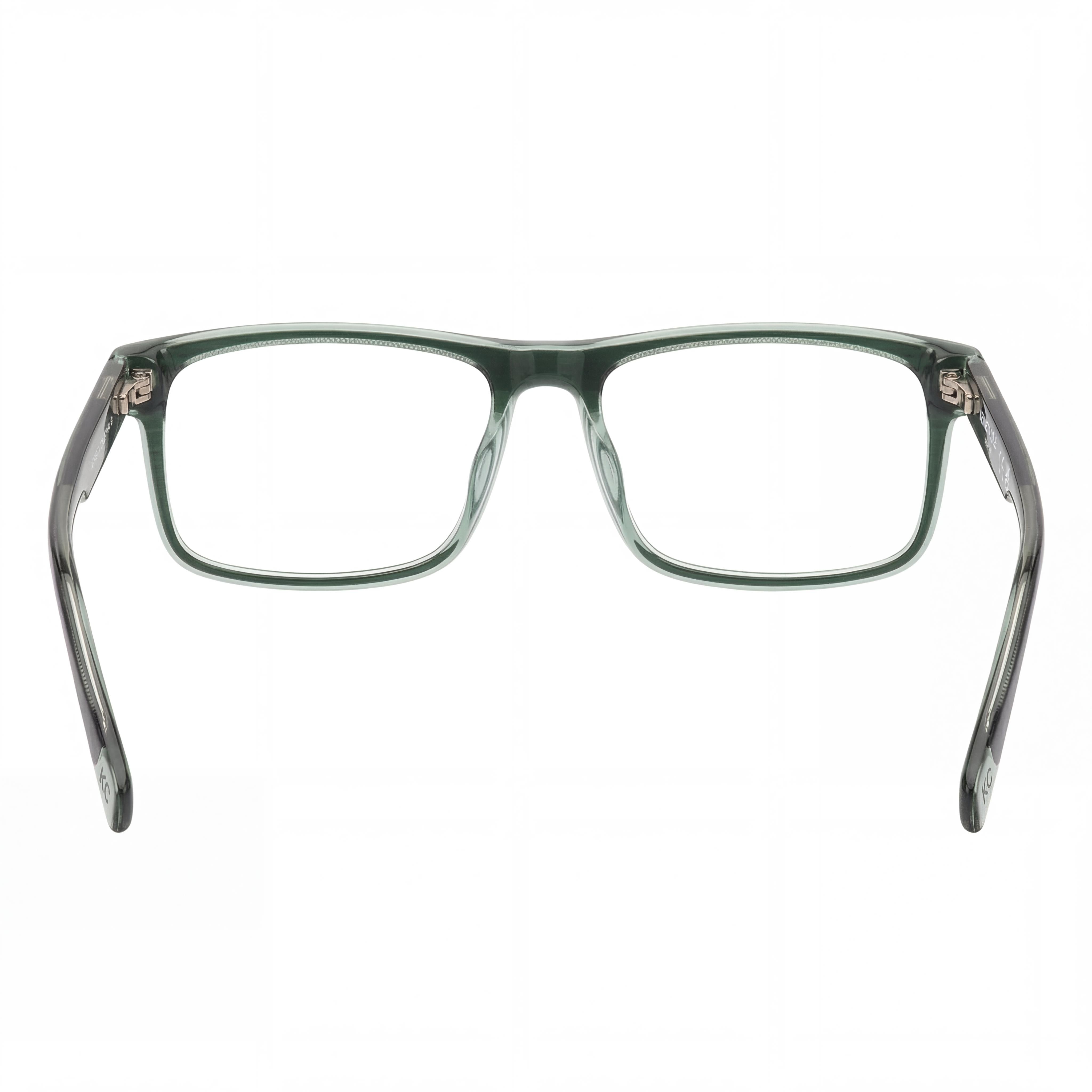 Kenneth Cole New York Unisex Matte Dark Green Optical Frames, Prescription Ready with Replaceable Clear Demo Lenses, Photo 3