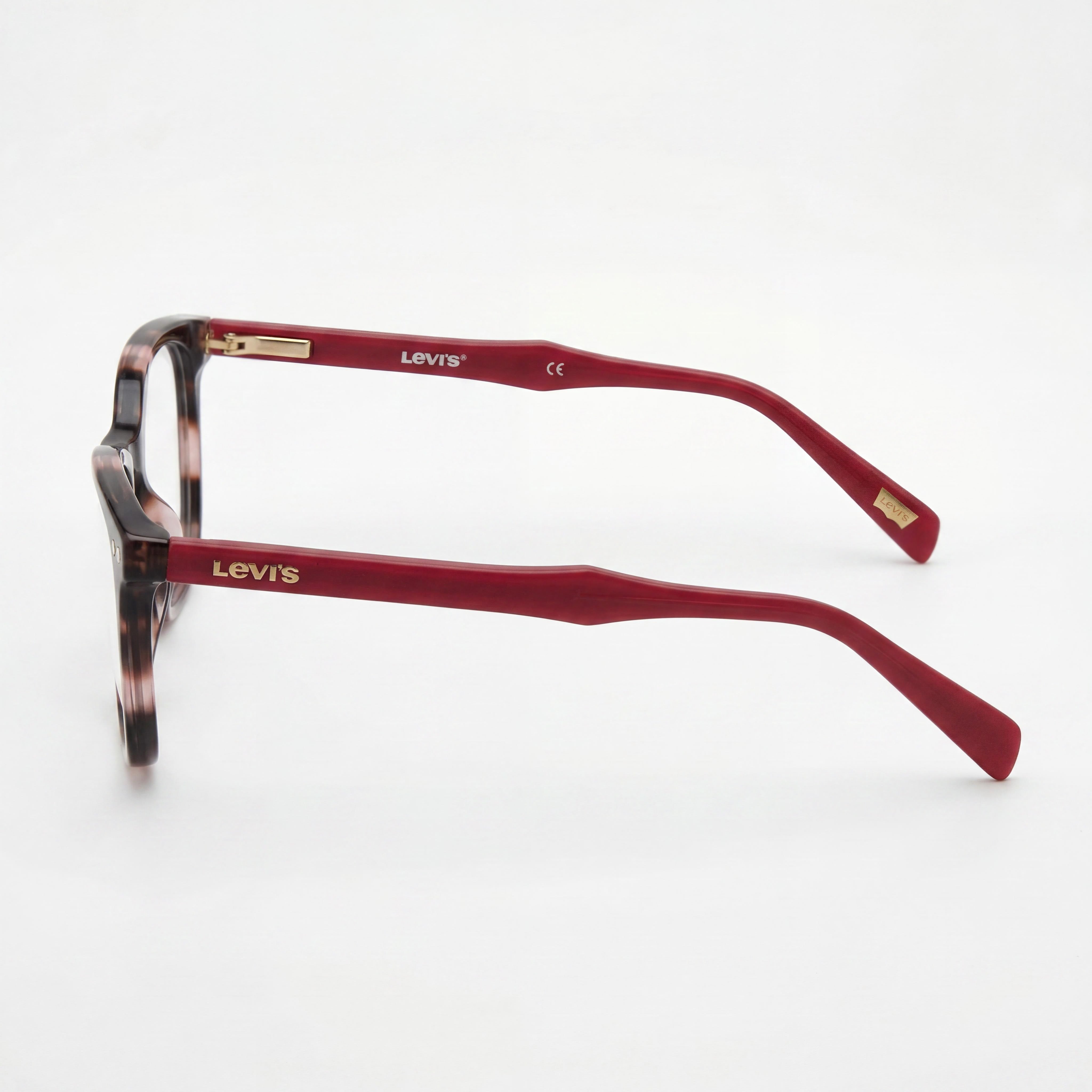 Levi's Lv 5026 Women's Plastic Frame Violet Havana Prescription Ready Eyeglasses with Polycarbonate Lenses 52-17-140mm, Photo 3