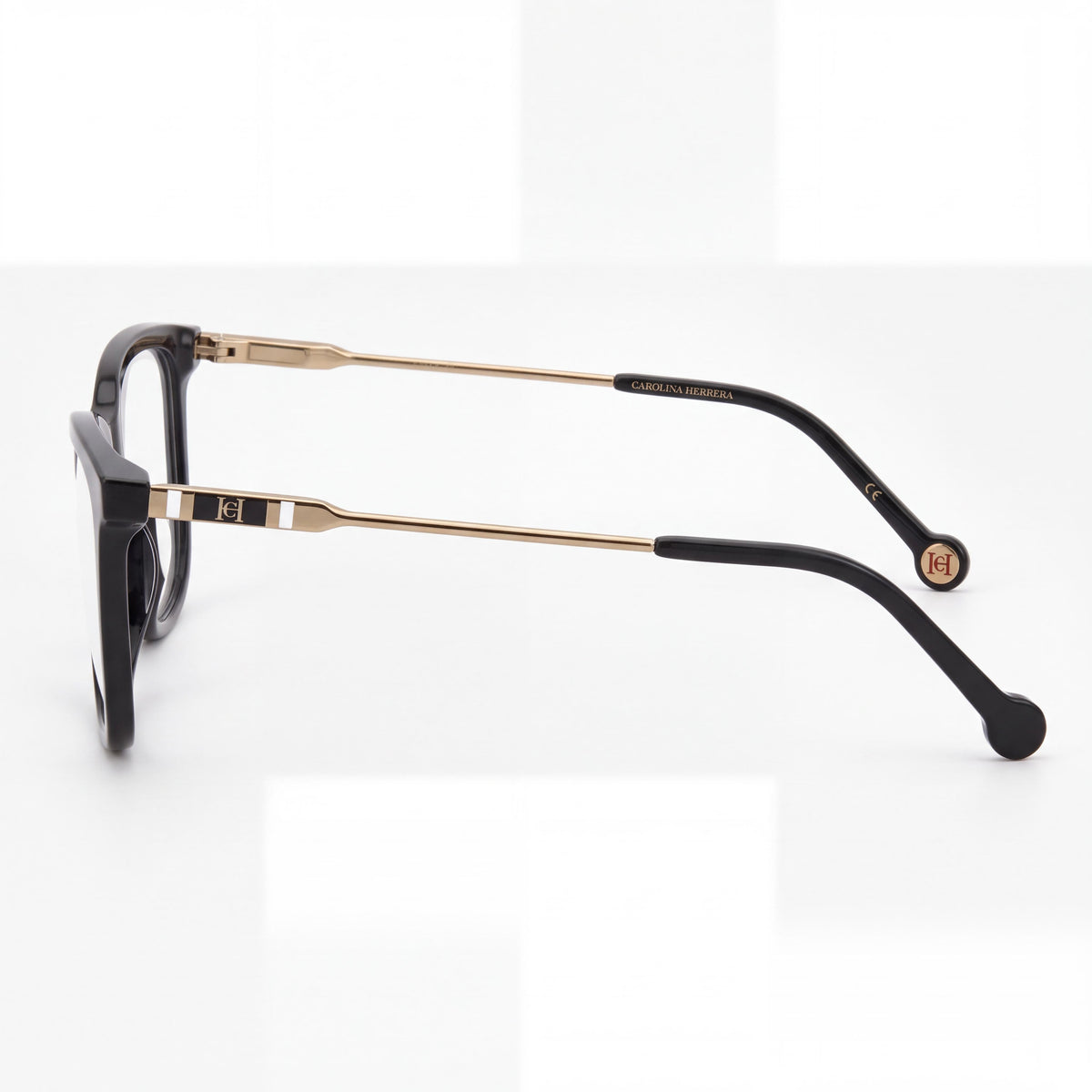 Carolina Herrera Gafas para mujer modernas de acetato nude de 54 mm, Photo 3