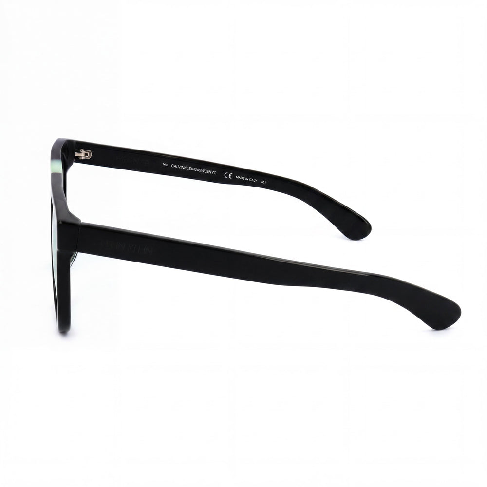 Calvin Klein CKNYC1852S Unisex Square Acetate Black Frame Blue Lens Sunglasses 53mm Lens Width