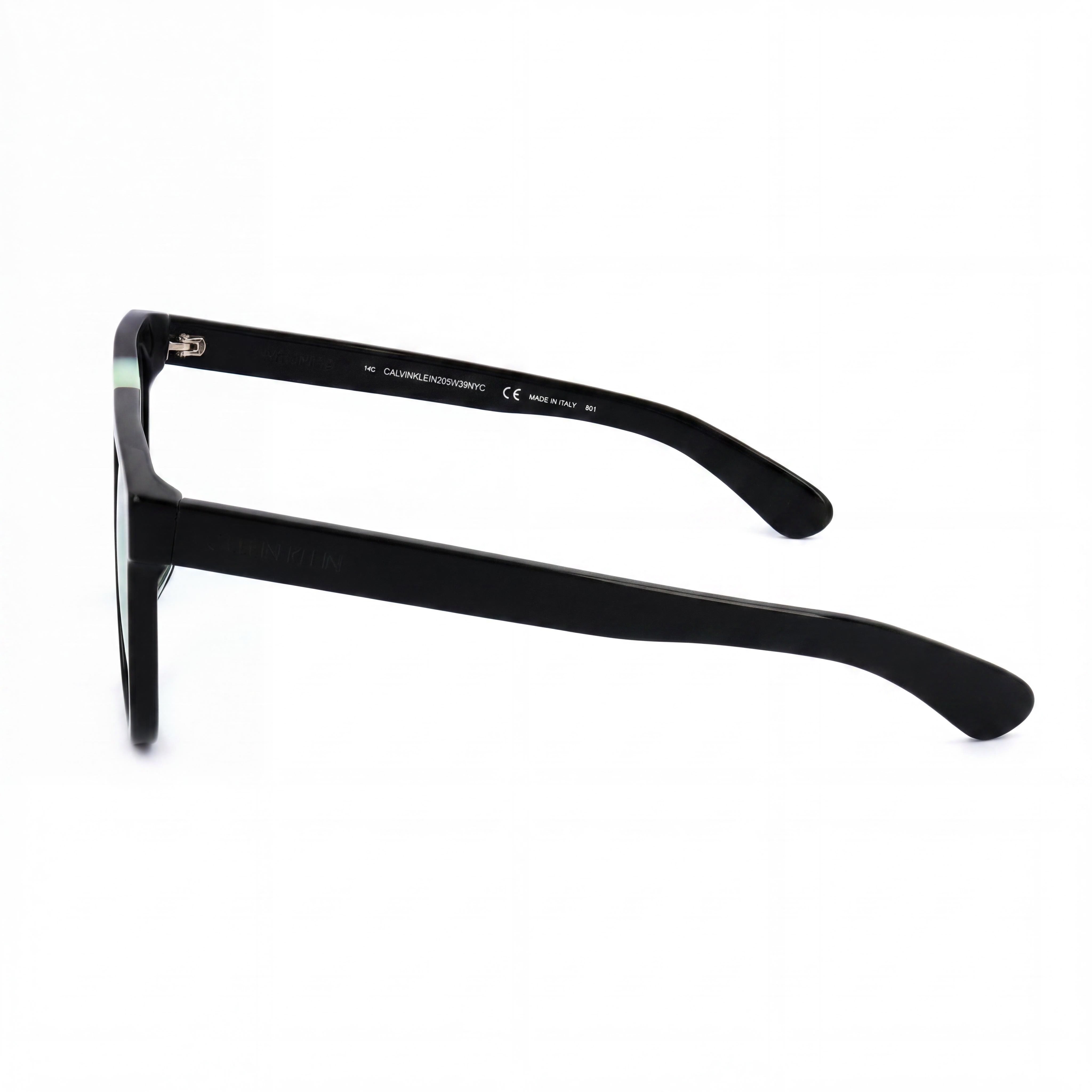 Calvin Klein CKNYC1852S Unisex Square Acetate Black Frame Blue Lens Sunglasses 53mm Lens Width, Photo 2
