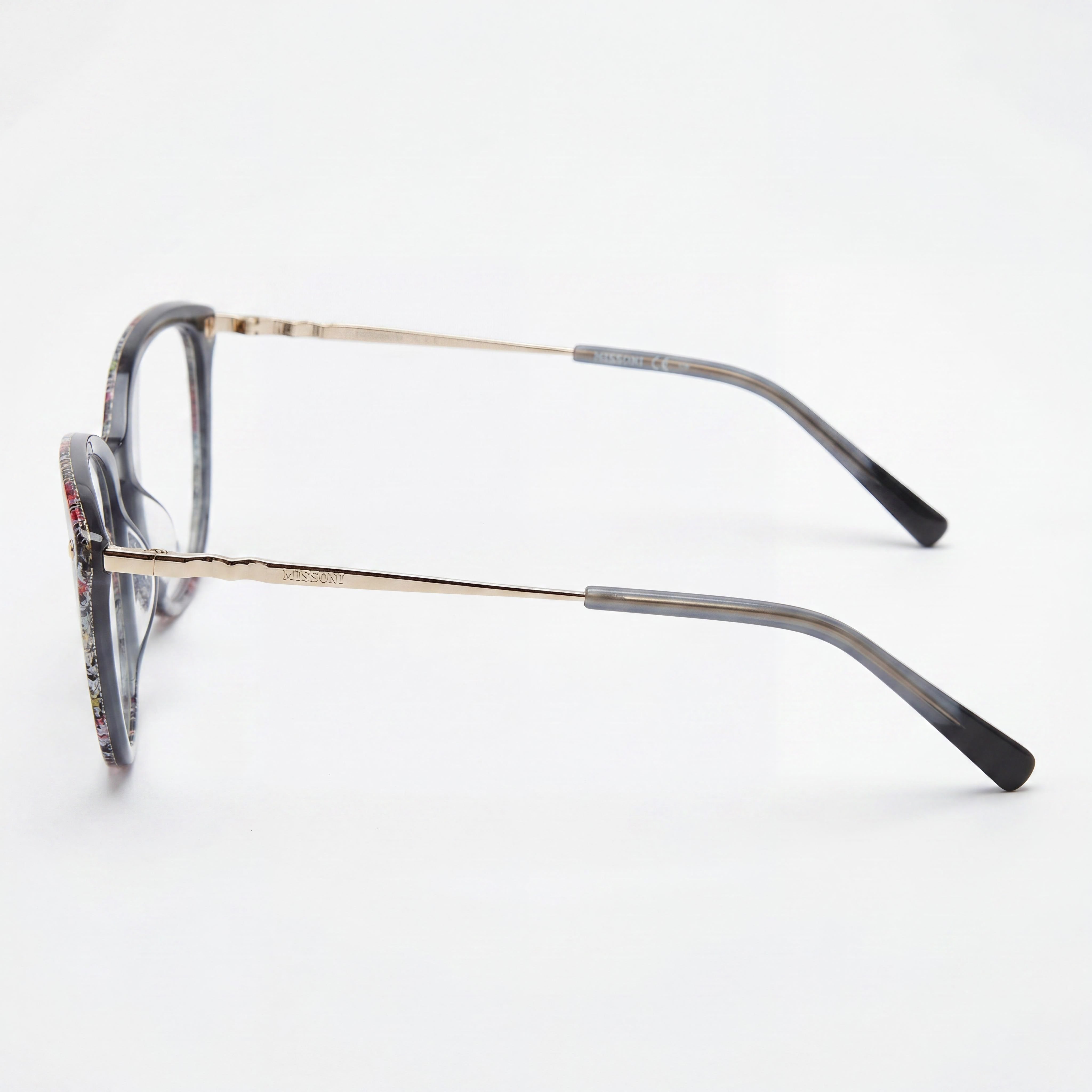 Gafas de sol Missoni Modern para mujer con montura de acetato multicolor y lentes de policarbonato de 54 mm, Photo 2