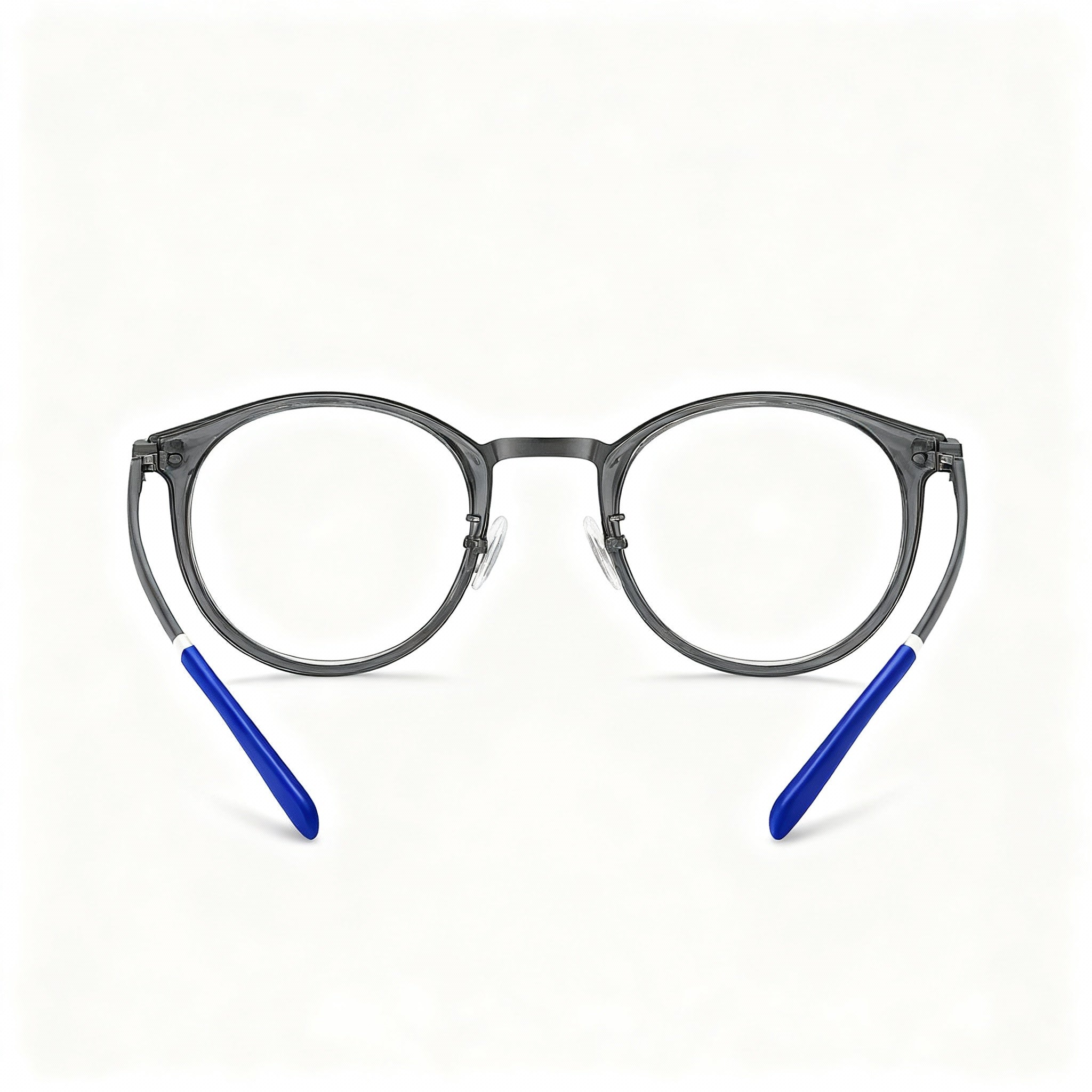 Tommy Hilfiger Modern Men's Grey Alloy Steel Frame Optical Eyeglasses with Polycarbonate Lens (Lens 49mm, Bridge 23mm, Temple 145mm), Photo 3