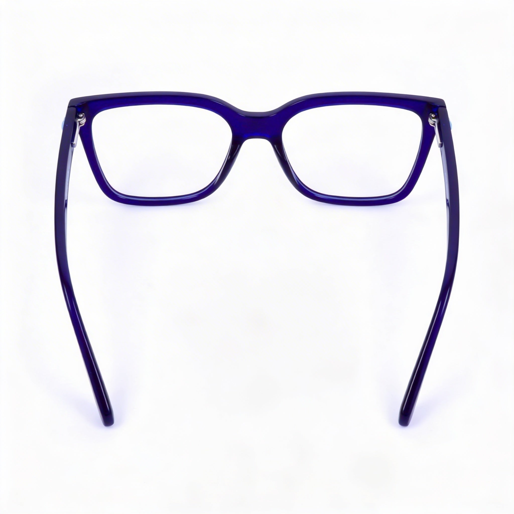 Love Moschino Modern Women's Eyewear in Blue Acetate, Non-polarised Polycarbonate Lenses, 52mm, Photo 2