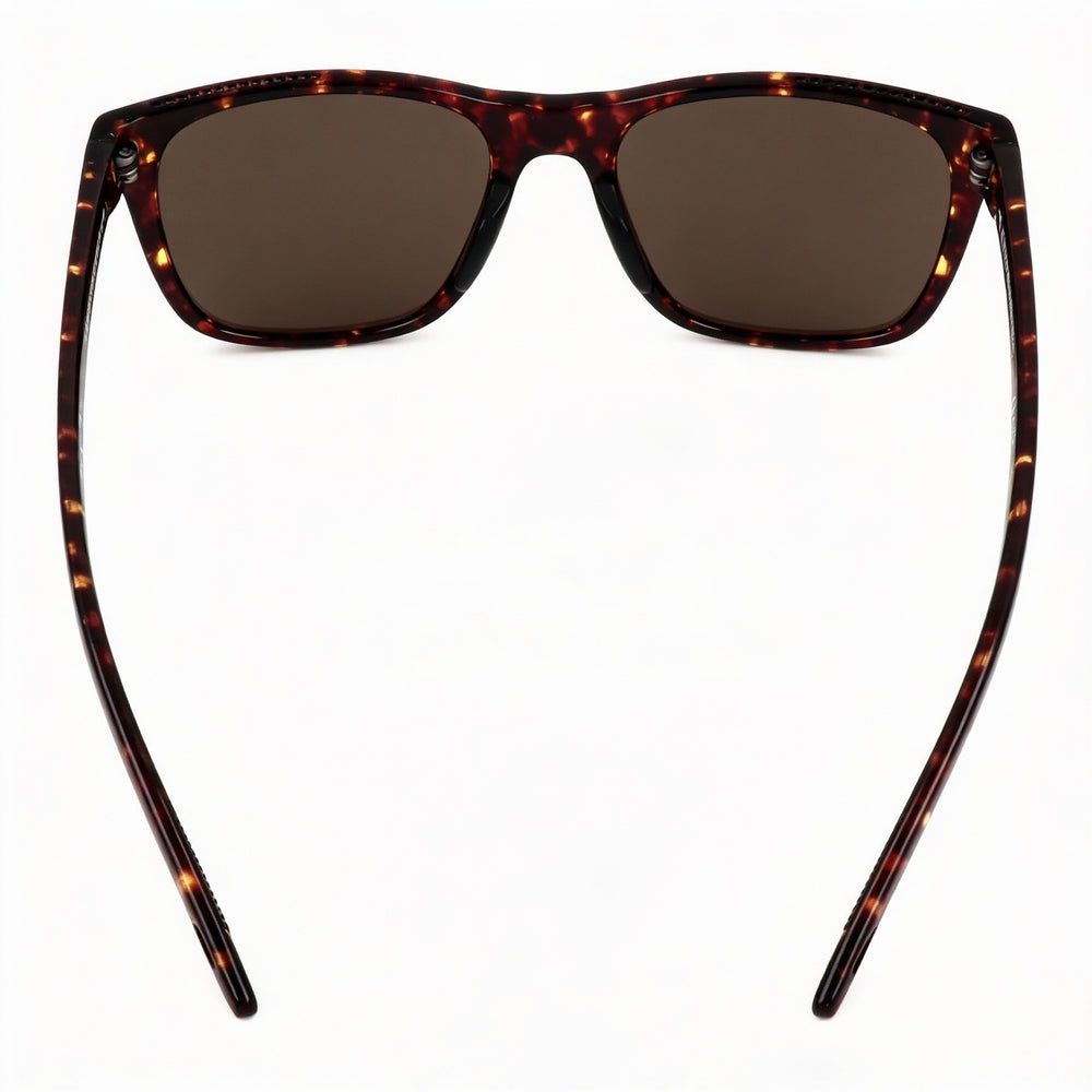 Under Armour Adult Raid Rectangular Sunglasses, Unisex, Brown Havana Plastic Frame, Brown UV Lens, 55mm