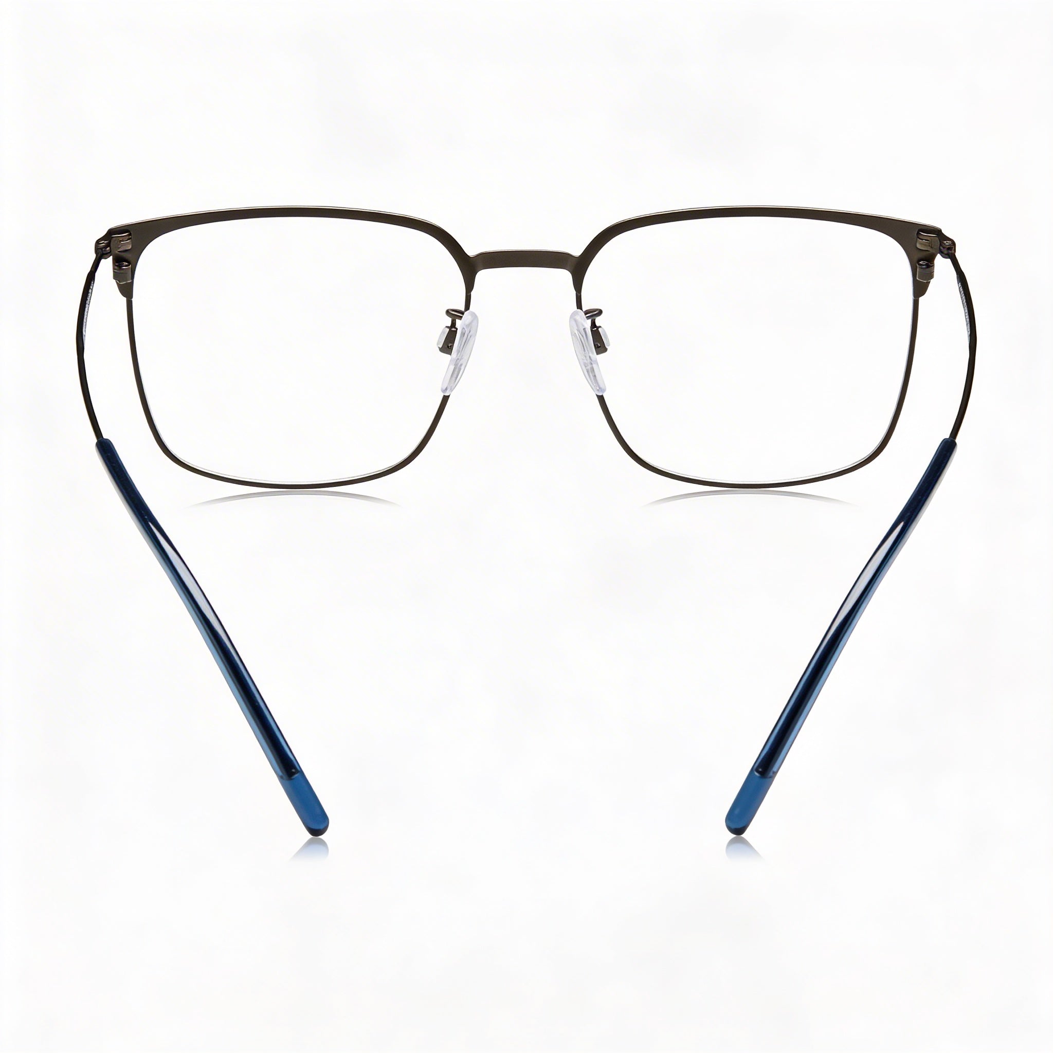 Gafas de sol Tommy Hilfiger modernas unisex de acero inoxidable con montura rutenio mate, lentes negras no polarizadas de 54 mm, Photo 4