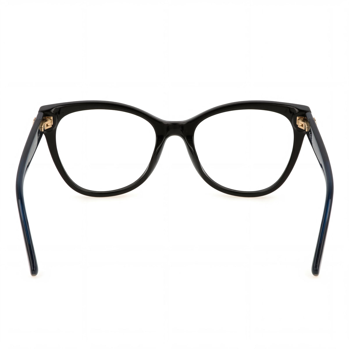 Montura de gafas no polarizadas Escada Casual de acetato negro para mujer con lentes transparentes 54/17/140, Photo 2