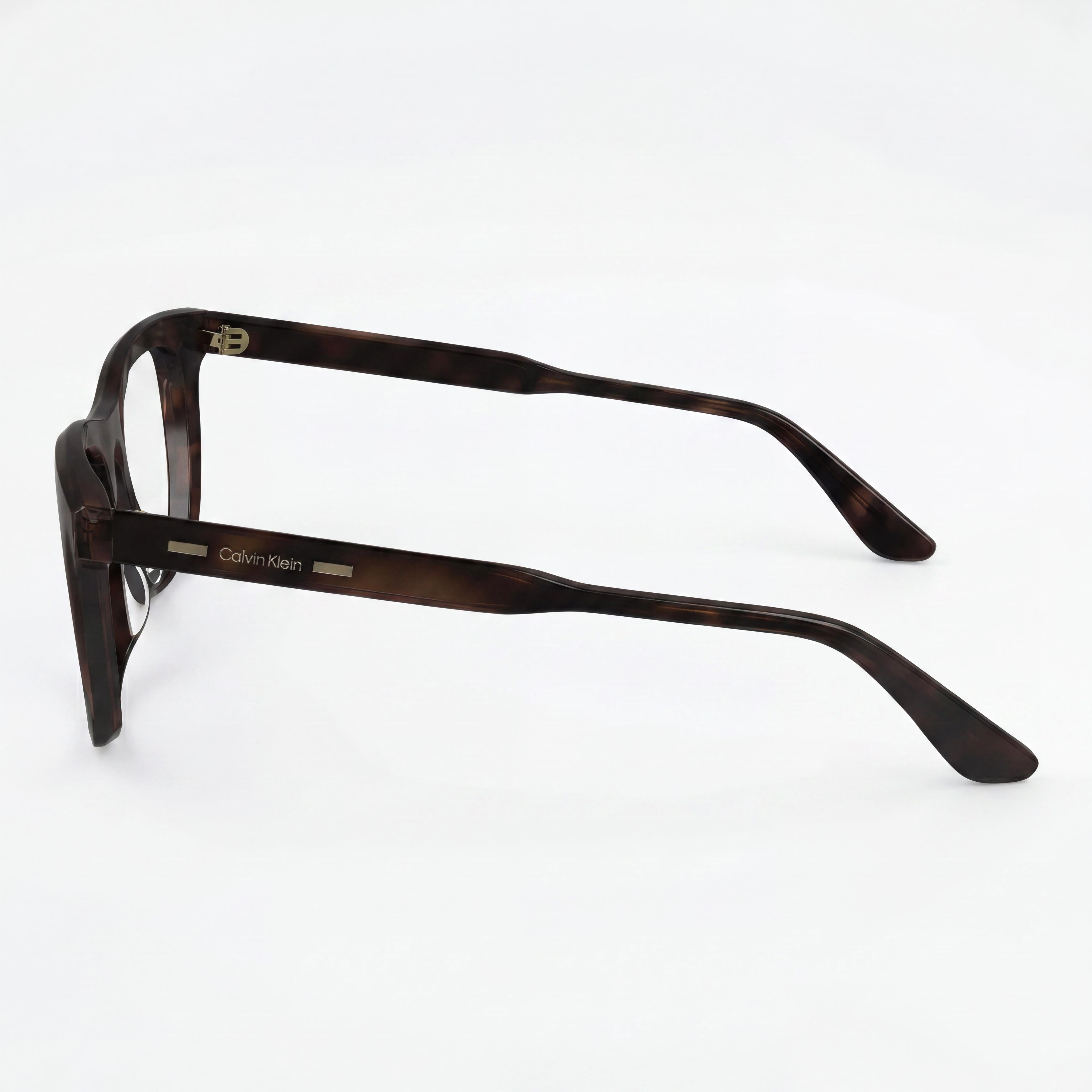 Calvin Klein Modern Collection Men's Eyewear with Havana Acetate Frame and Polycarbonate Lenses, 52 Millimeters, Photo 2