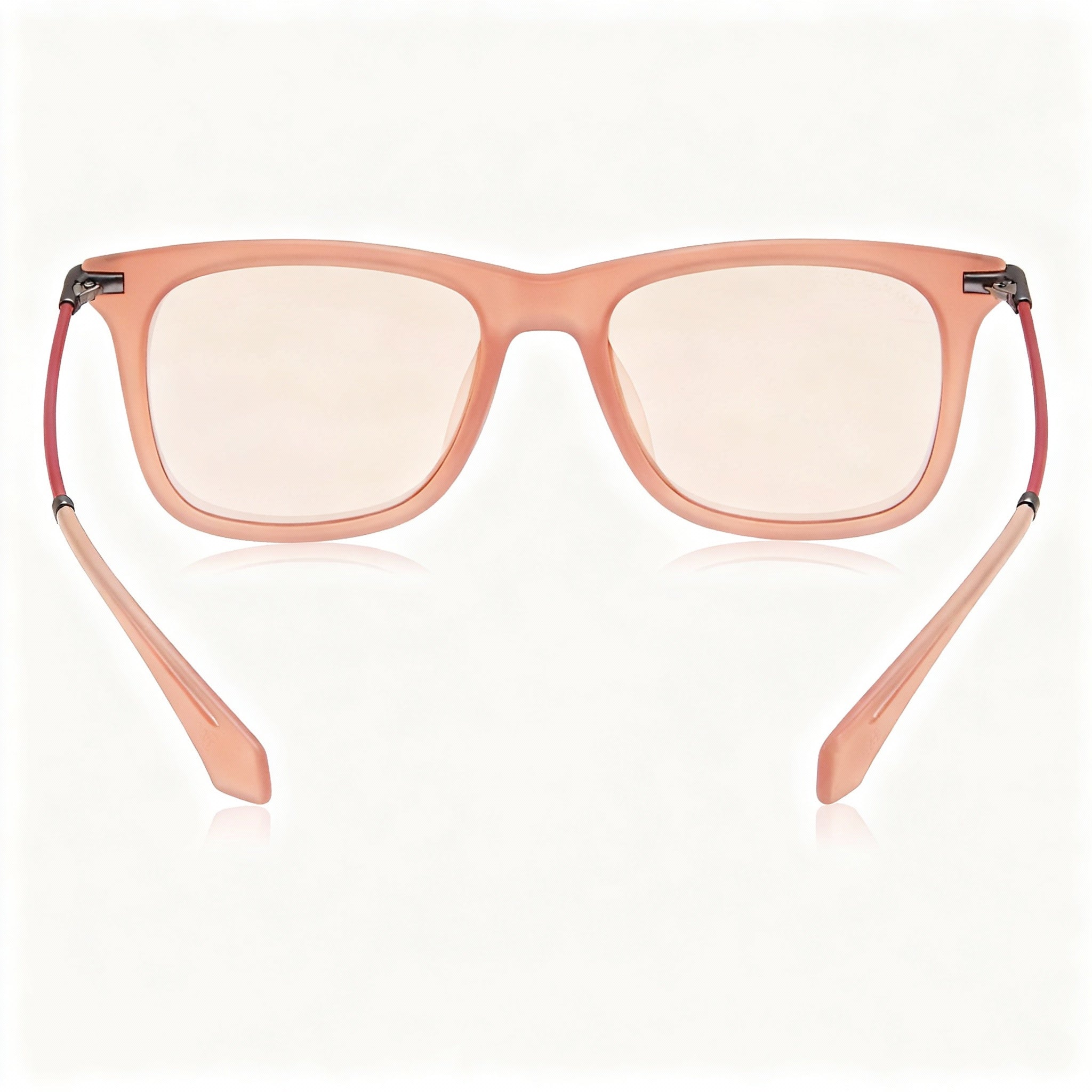 Calvin Klein CKJ512S Women's Square Plastic Sunglasses 54mm Pink Brown Frame with Brown Non-Polarized Lenses, Photo 3