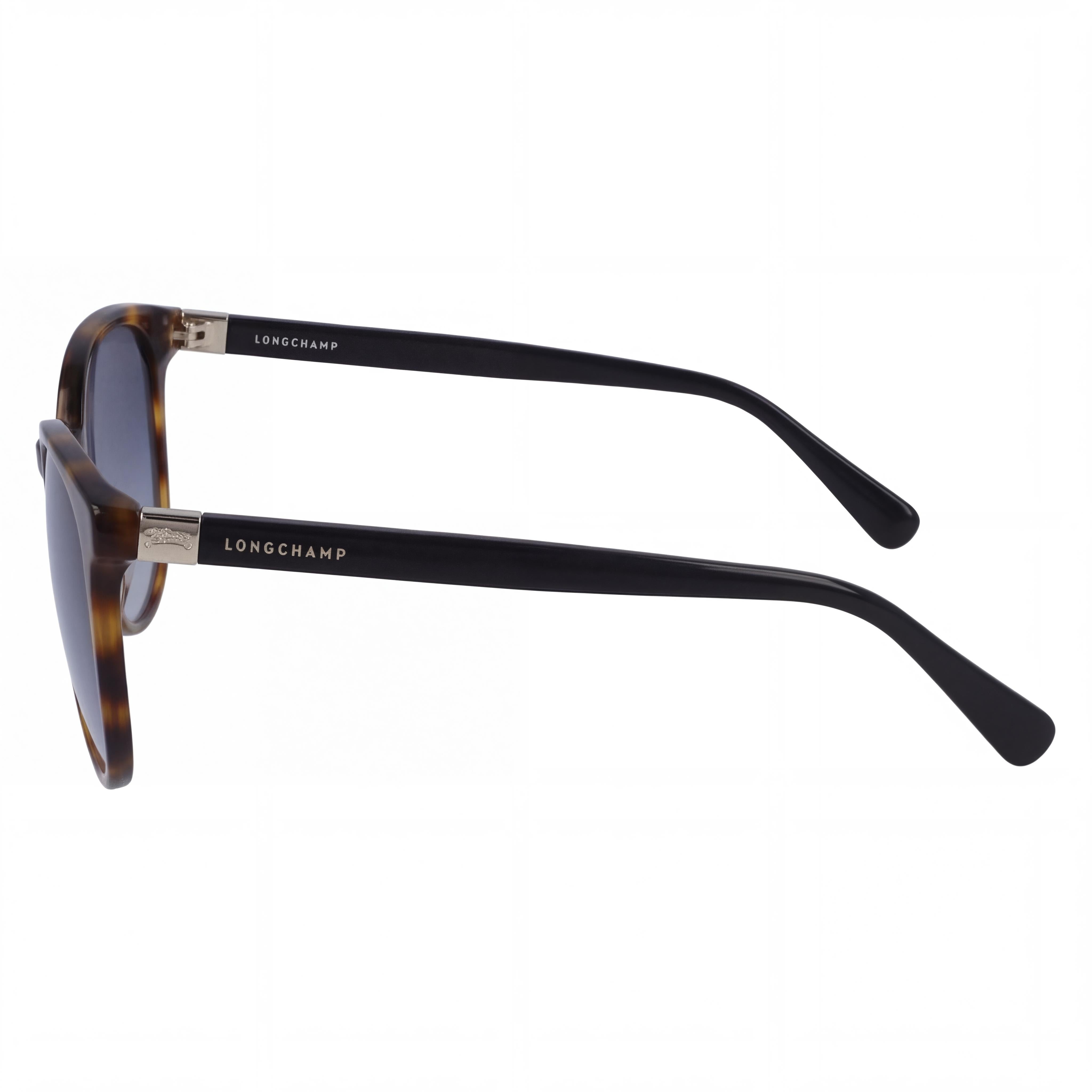 Longchamp LO647S Women's Sunglasses with Havana Blue Alloy Steel Frame and UV Protection, 53mm, Photo 3