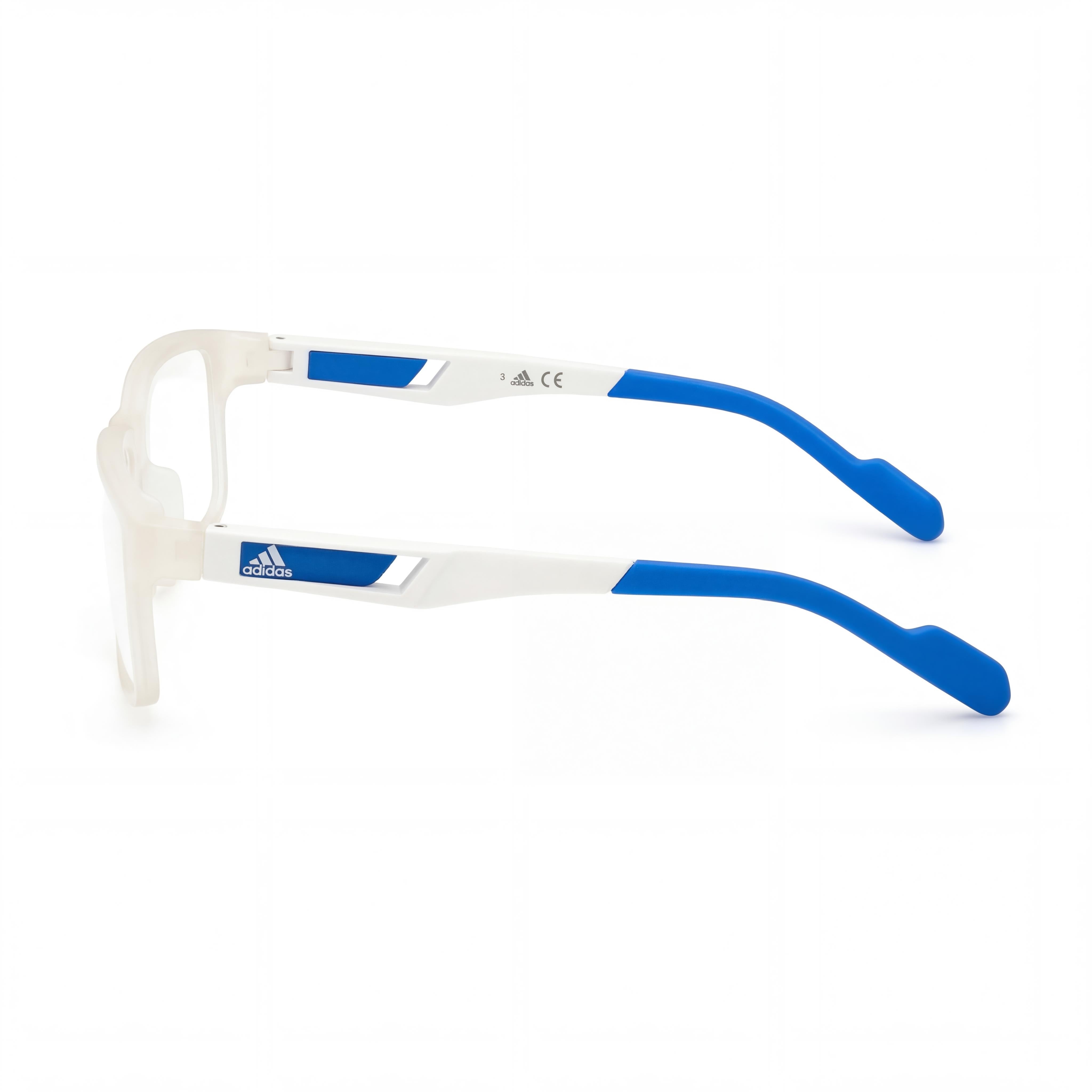 Adidas Sp5033 Men's Eyewear with Crystal Injected Frame, Clear Polycarbonate Lenses, 55mm, Photo 2