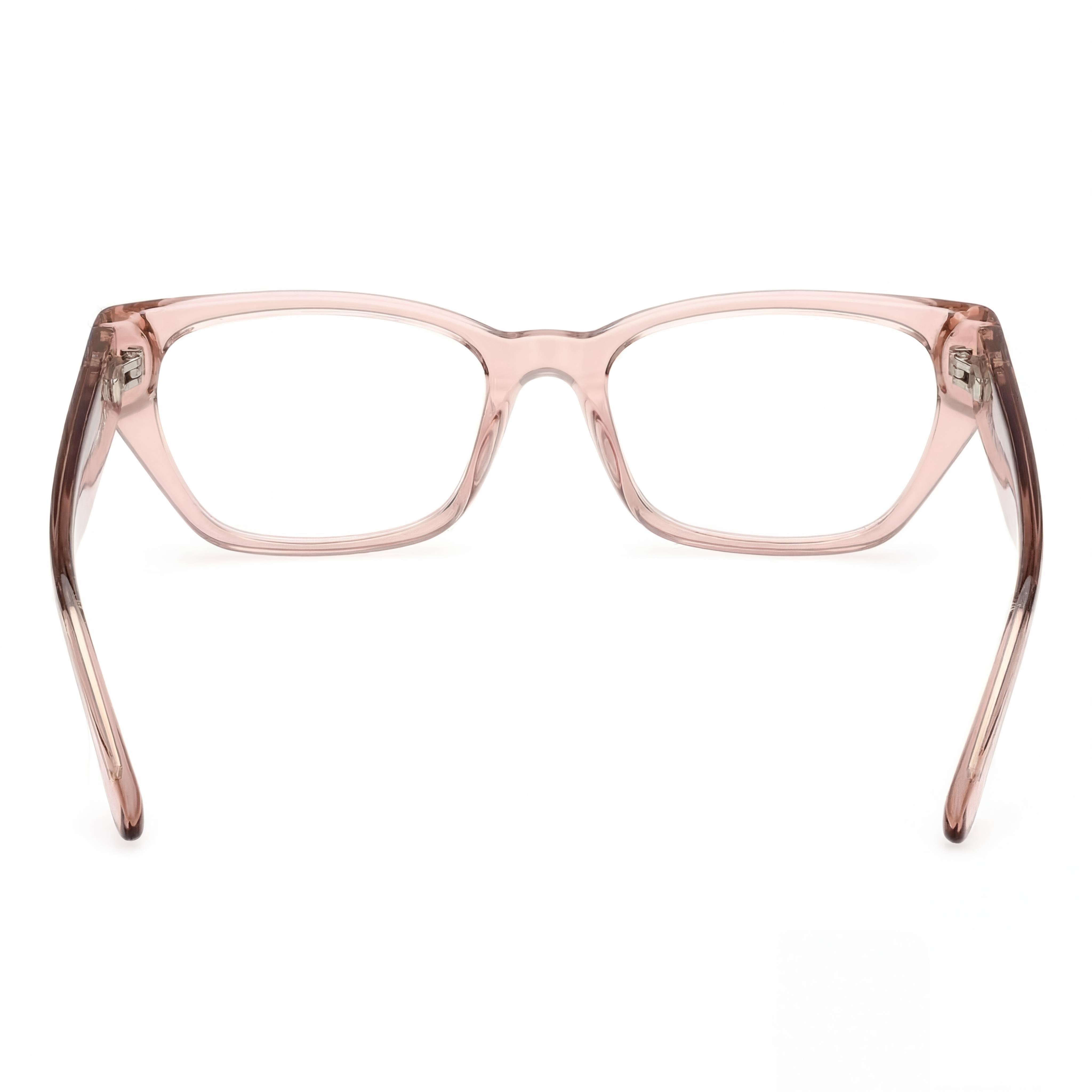 GUESS Gafas de Mujer Modernas con Montura de Plástico Beige 51mm, Photo 4