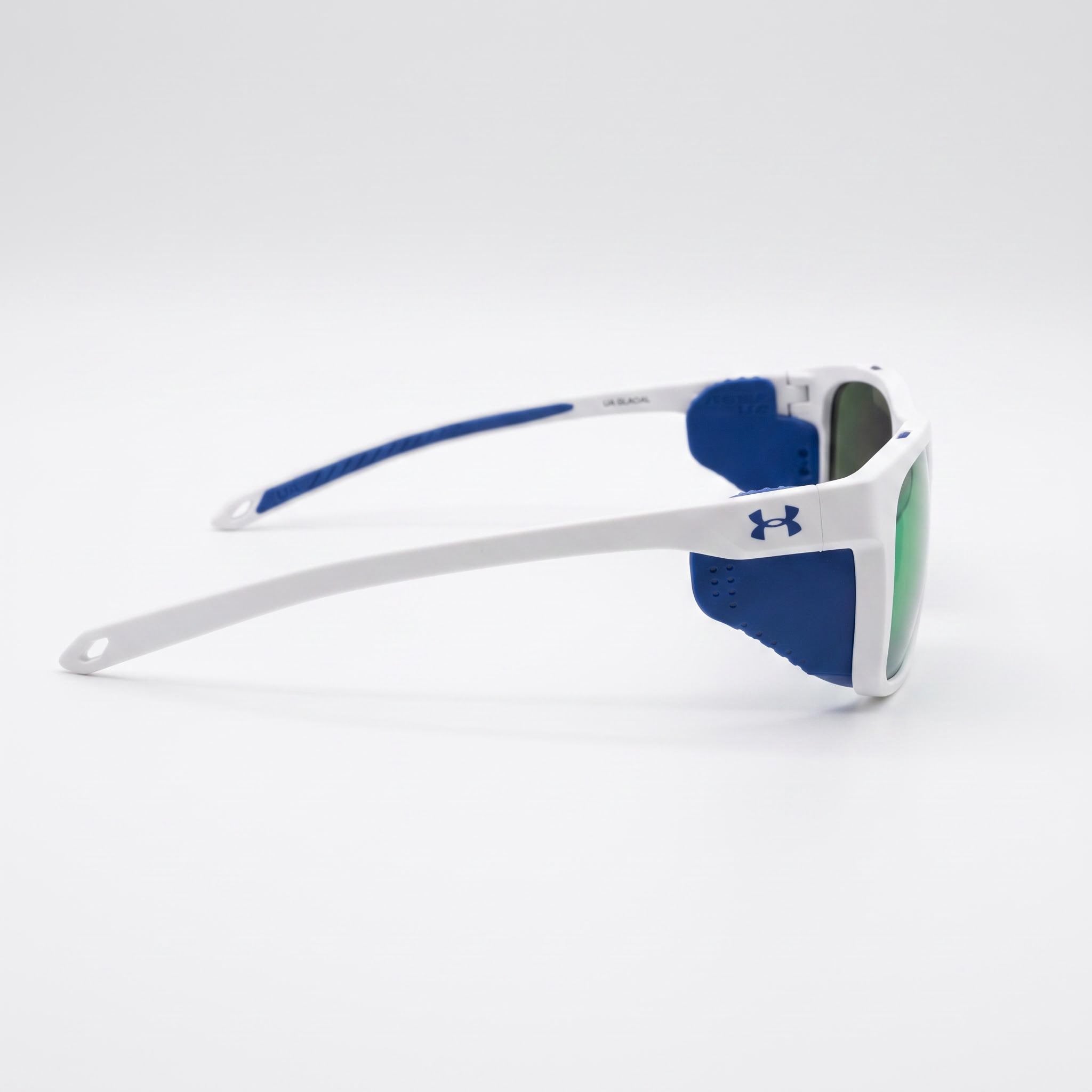 Under Armour Outdoor Women's White Blue Green Polyamide Frame Polarized UV Protection Sunglasses 58mm, Photo 3