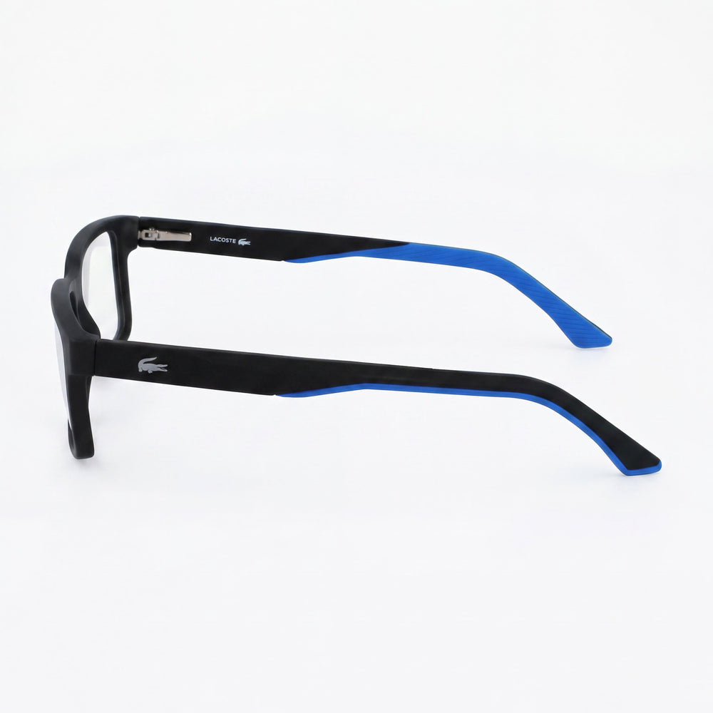 Lacoste Modern L2922 Unisex Injected Frame Sunglasses, Black, Polarized Polycarbonate Lenses, 55mm