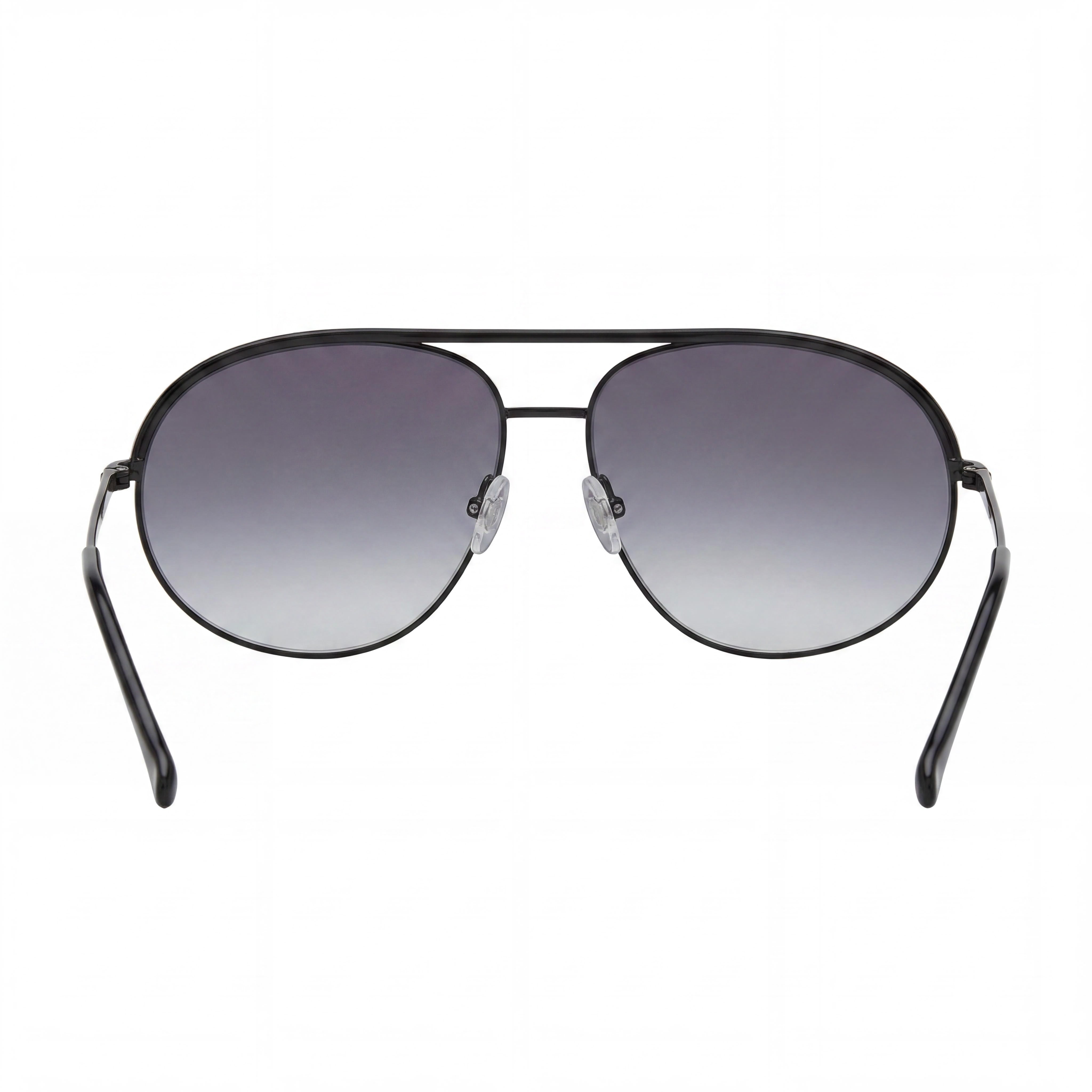 Gafas de sol Isabel Marant clásicas negras de acero inoxidable no polarizadas para mujer, con lentes grises oscuras degradadas de 62 mm, Photo 4